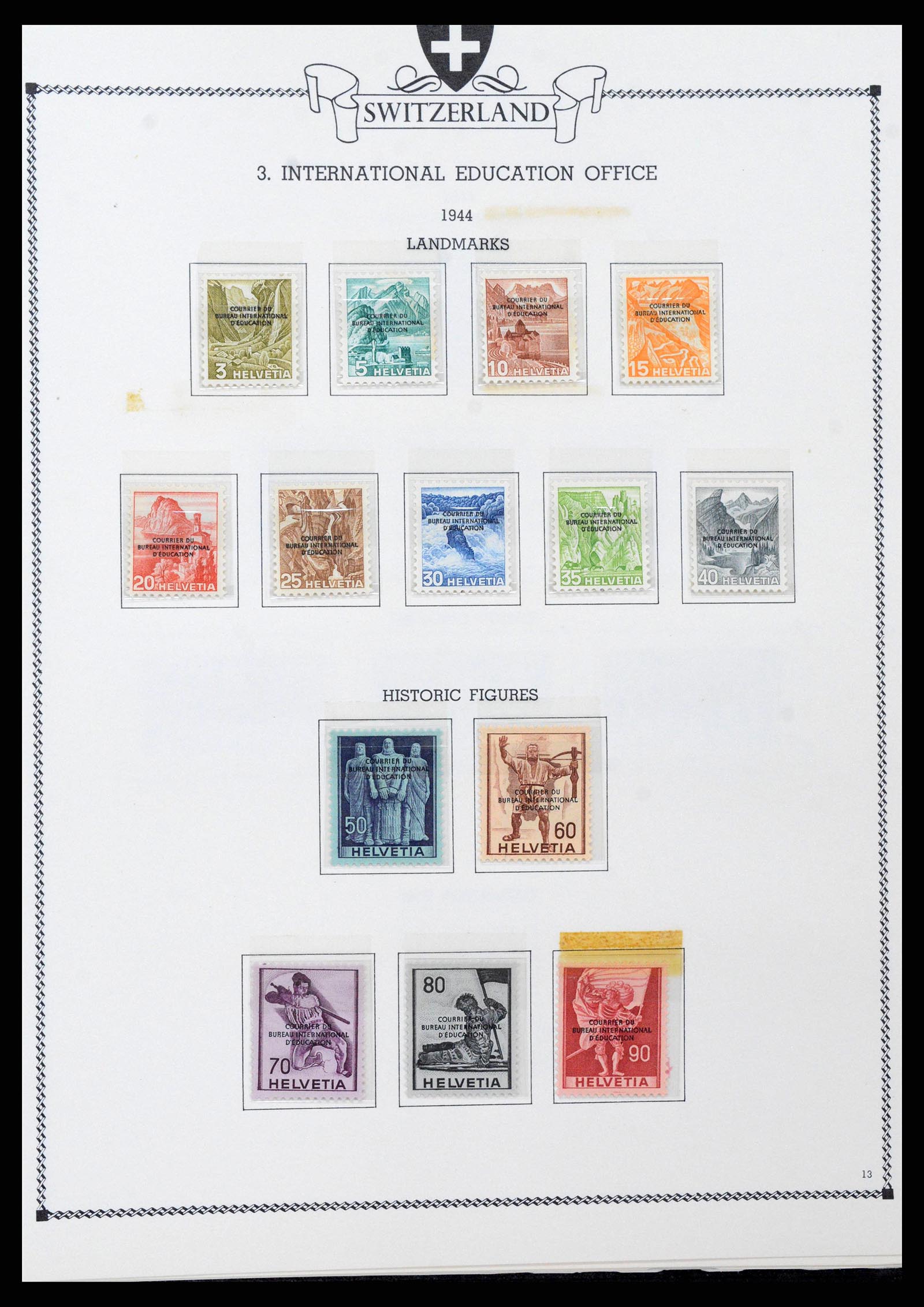 38905 0198 - Stamp collection 38905 Switzerland 1850-1995.