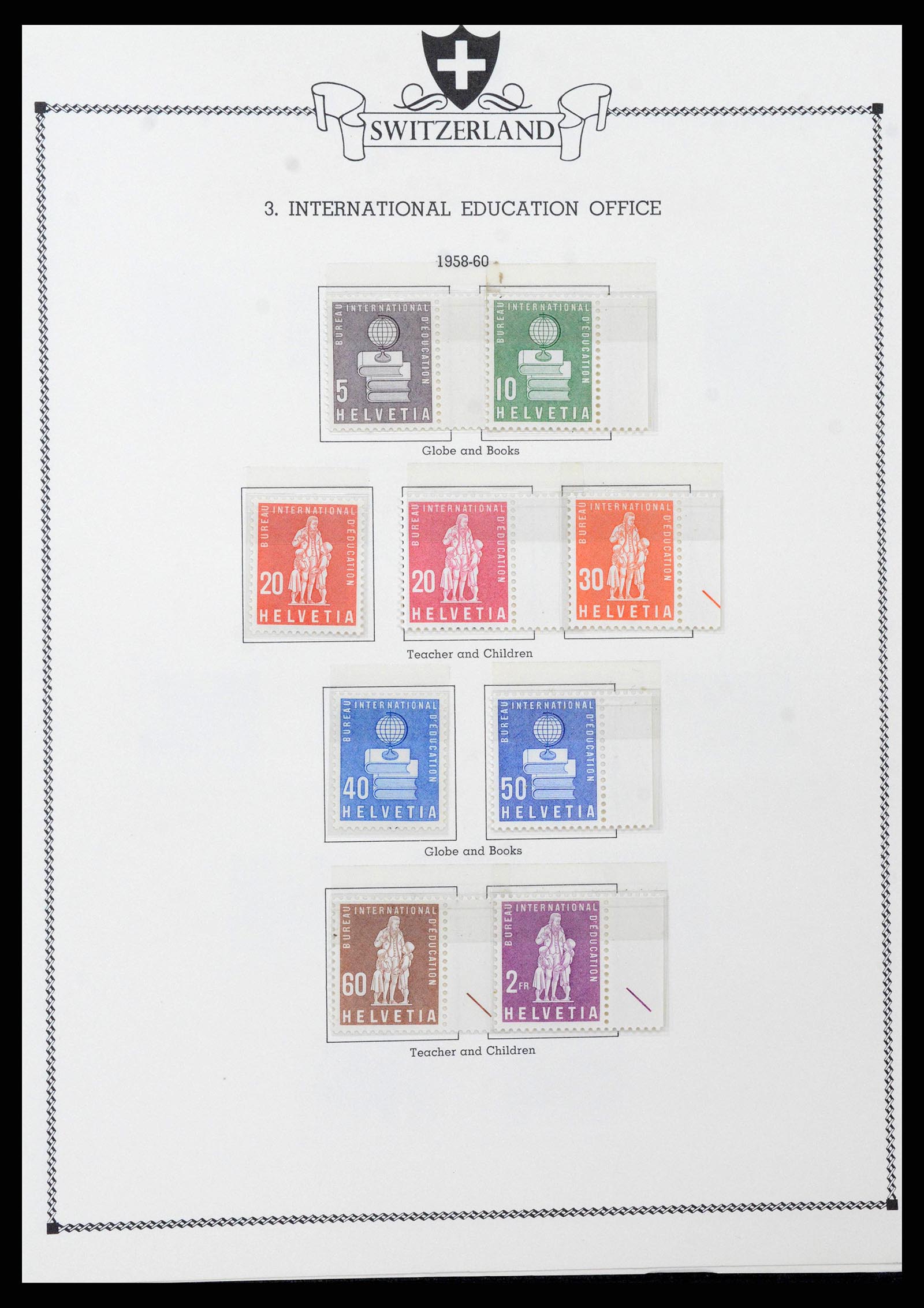 38905 0201 - Stamp collection 38905 Switzerland 1850-1995.