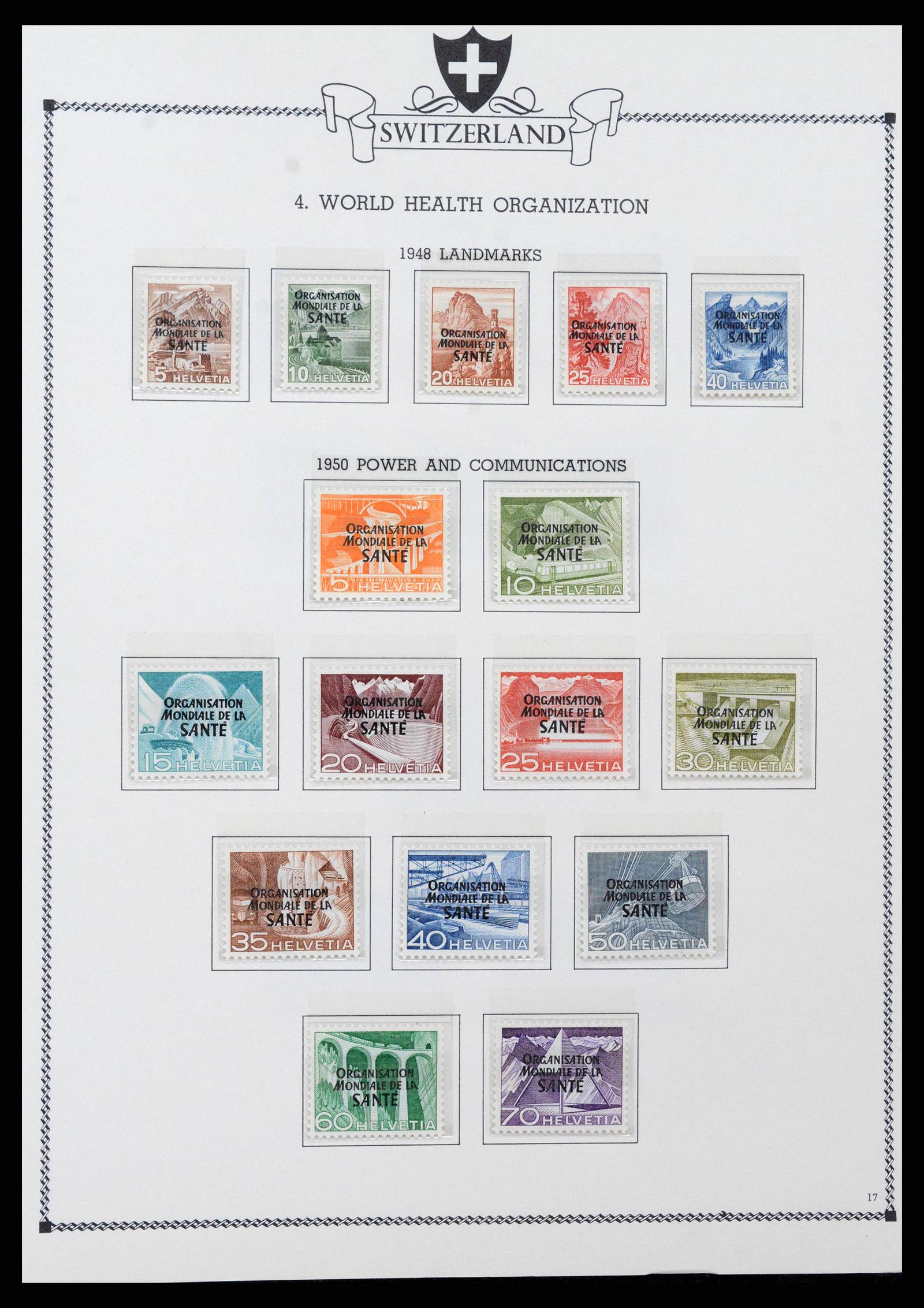 38905 0202 - Stamp collection 38905 Switzerland 1850-1995.