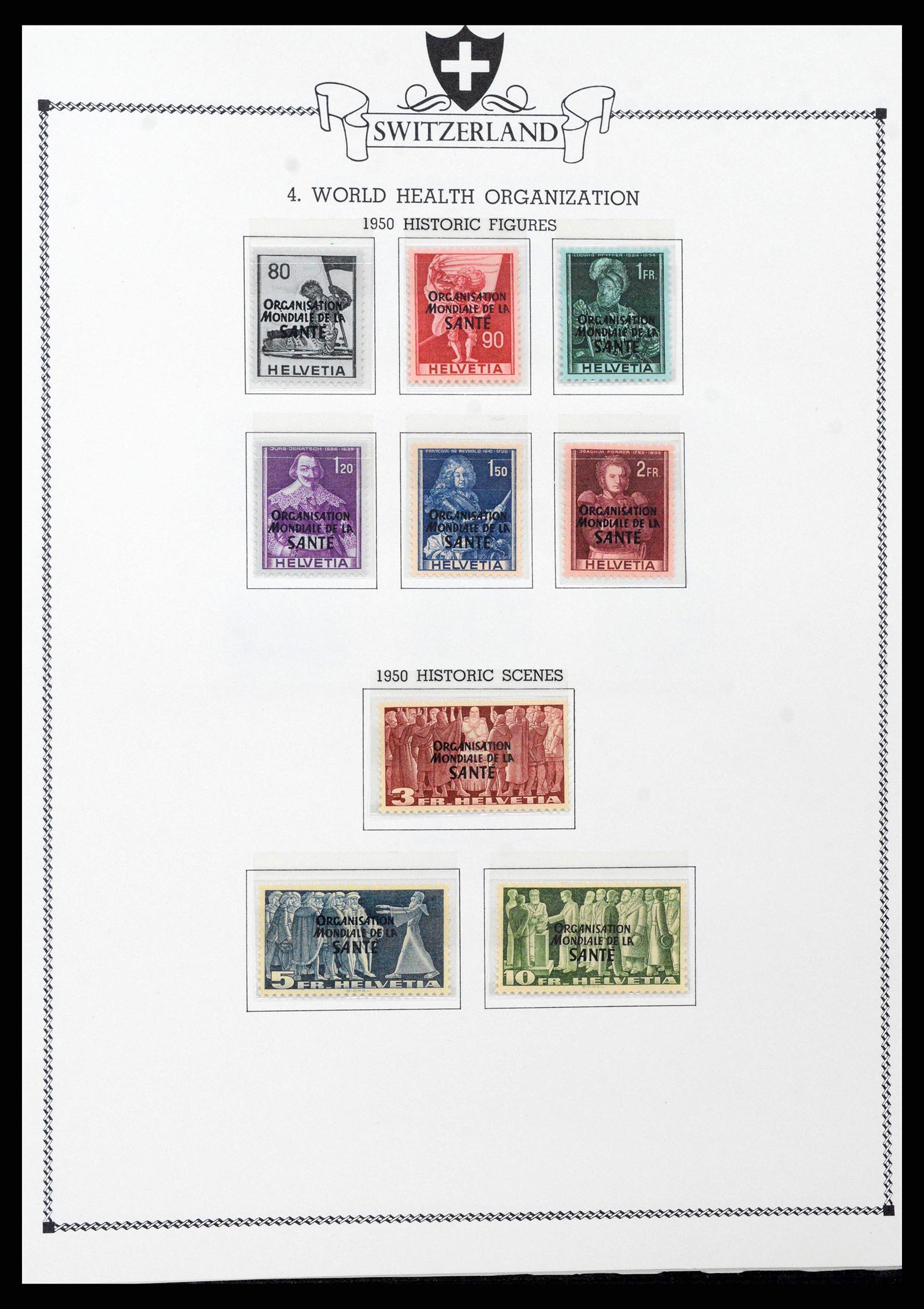 38905 0203 - Stamp collection 38905 Switzerland 1850-1995.
