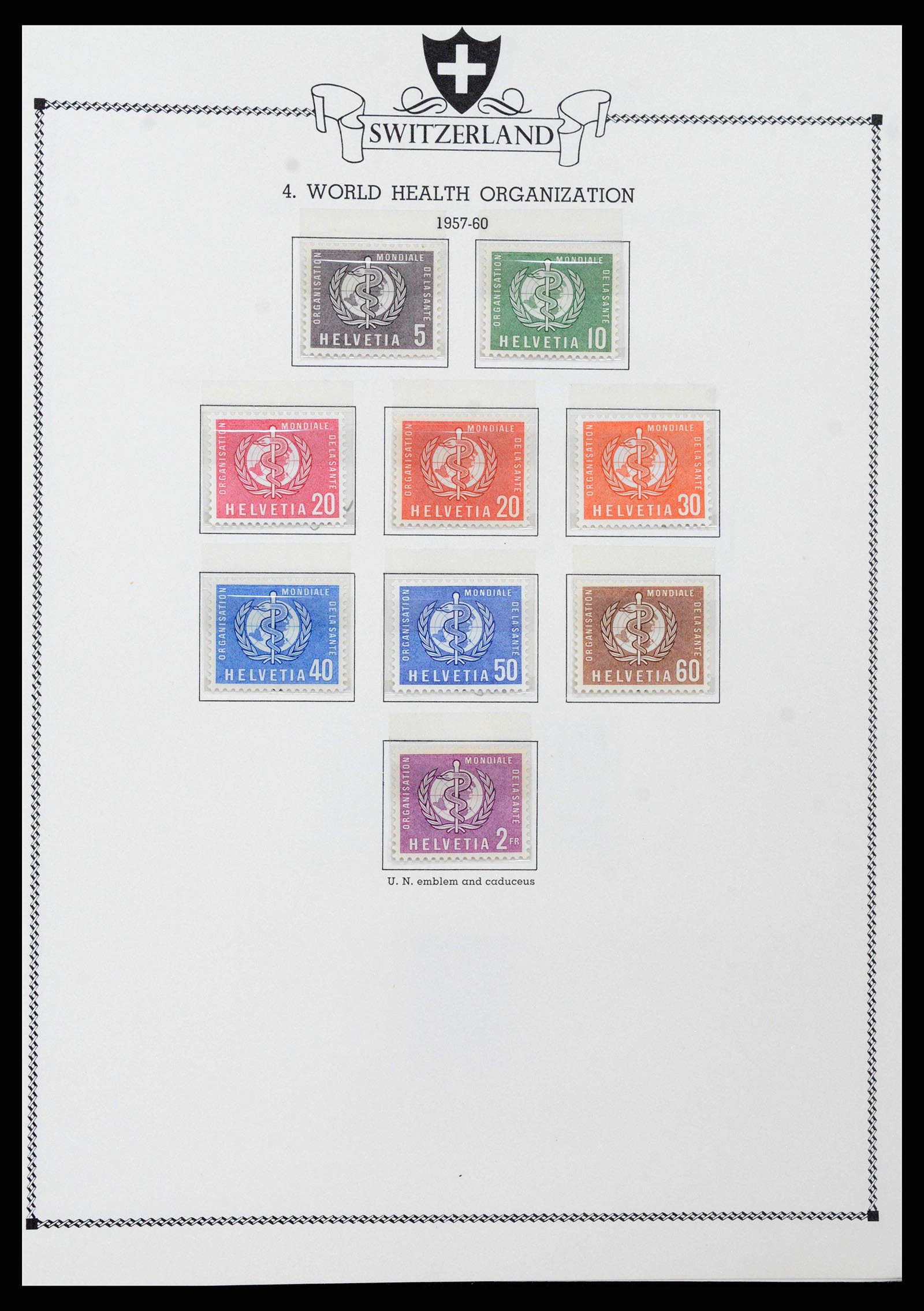 38905 0204 - Stamp collection 38905 Switzerland 1850-1995.