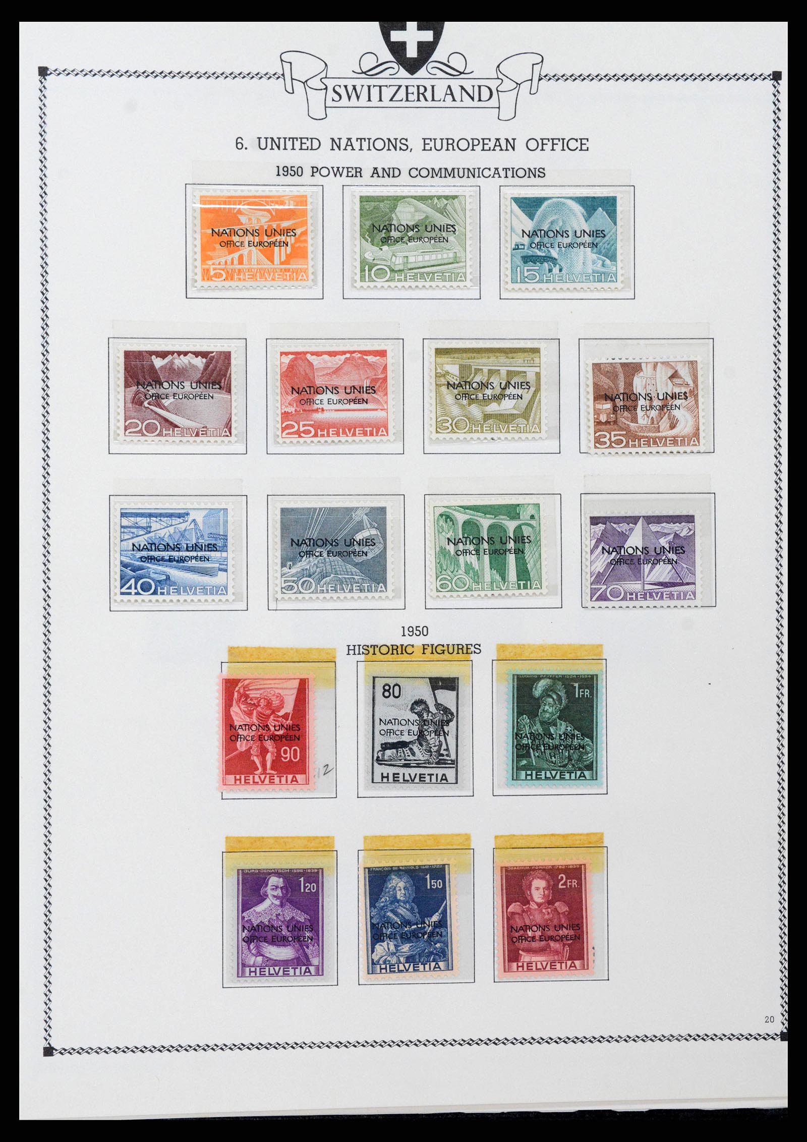 38905 0206 - Stamp collection 38905 Switzerland 1850-1995.