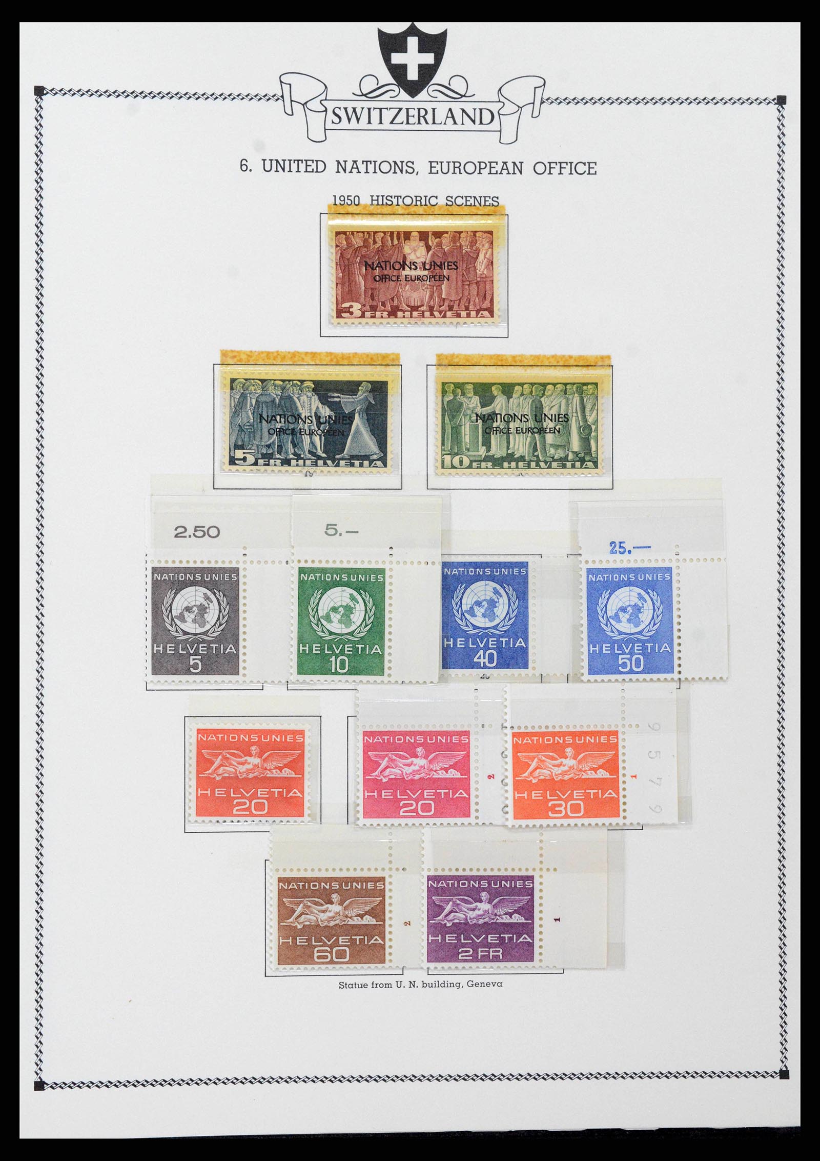 38905 0207 - Stamp collection 38905 Switzerland 1850-1995.