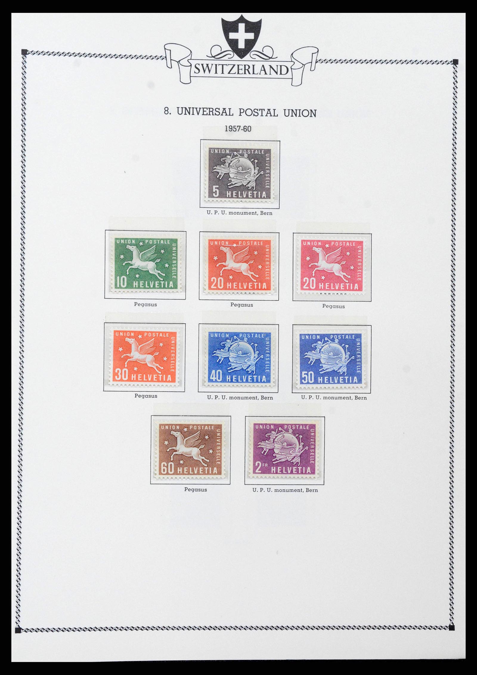 38905 0210 - Stamp collection 38905 Switzerland 1850-1995.