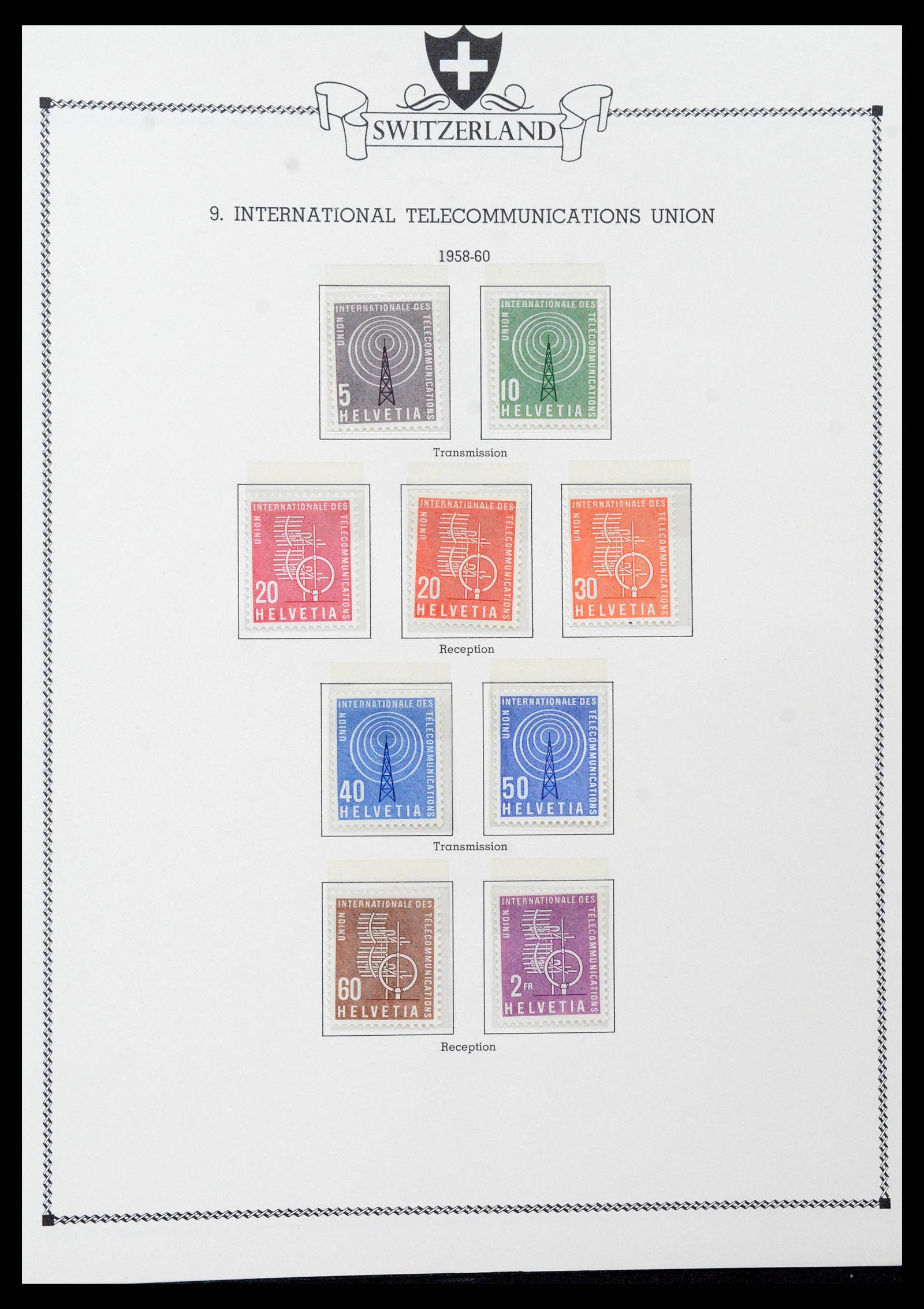 38905 0211 - Stamp collection 38905 Switzerland 1850-1995.