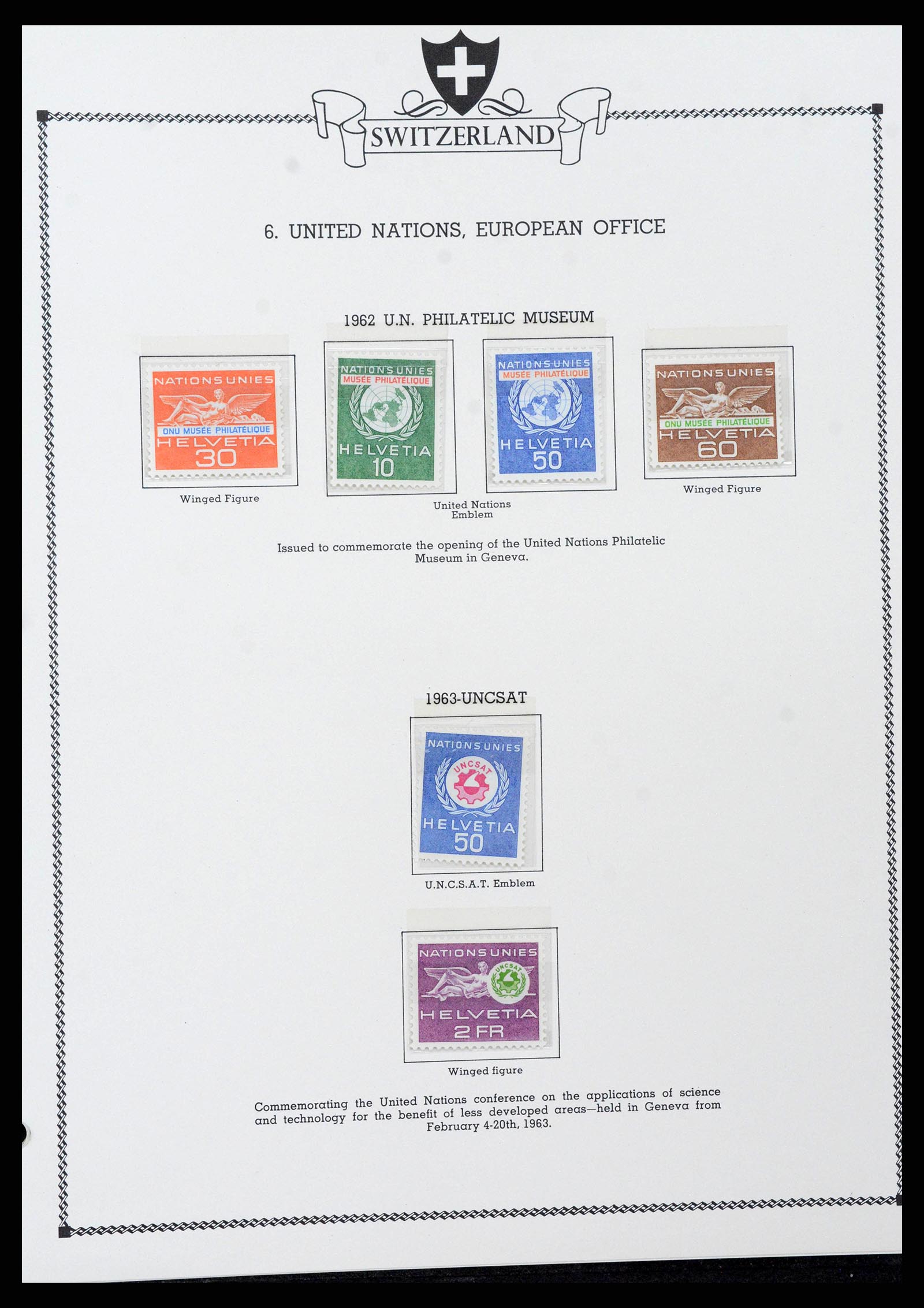 38905 0213 - Stamp collection 38905 Switzerland 1850-1995.