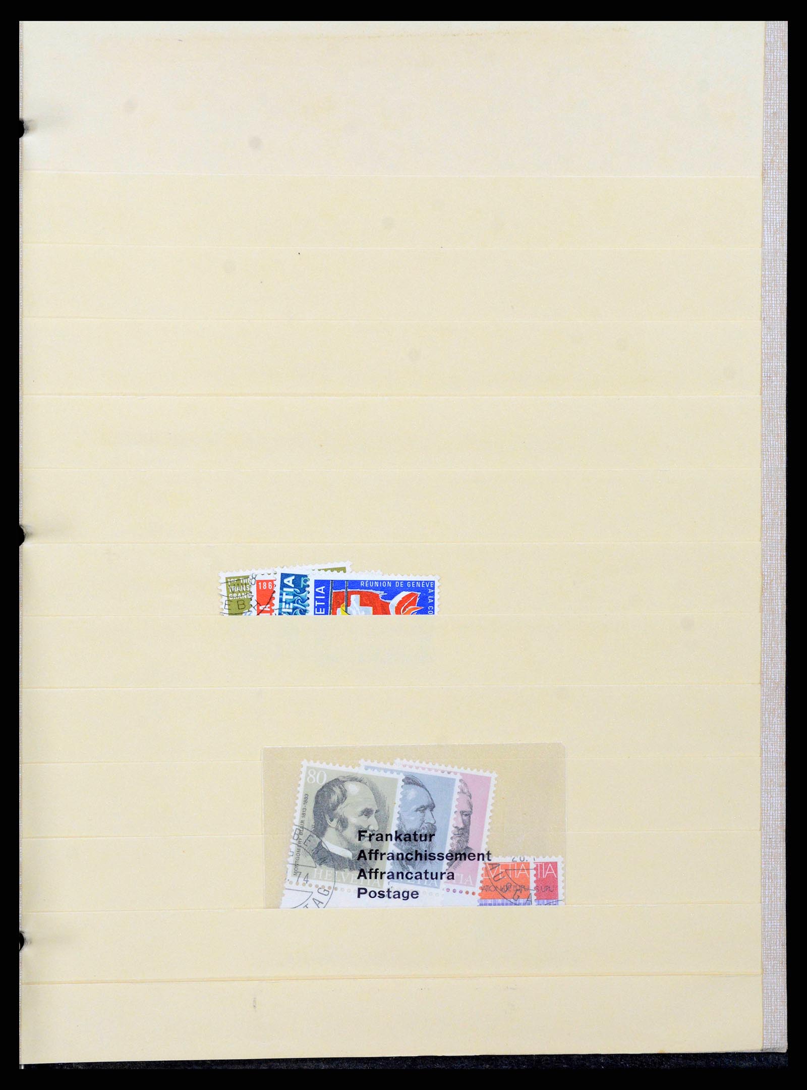 38905 0215 - Stamp collection 38905 Switzerland 1850-1995.