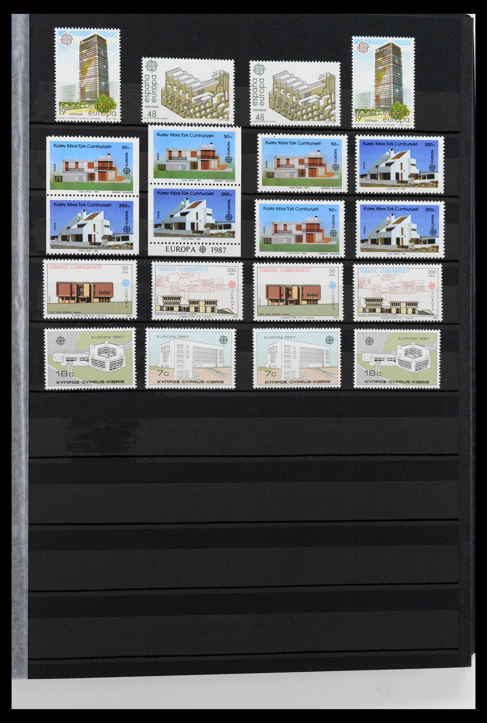 38906 0019 - Postzegelverzameling 38906 Europa CEPT 1963-2014.