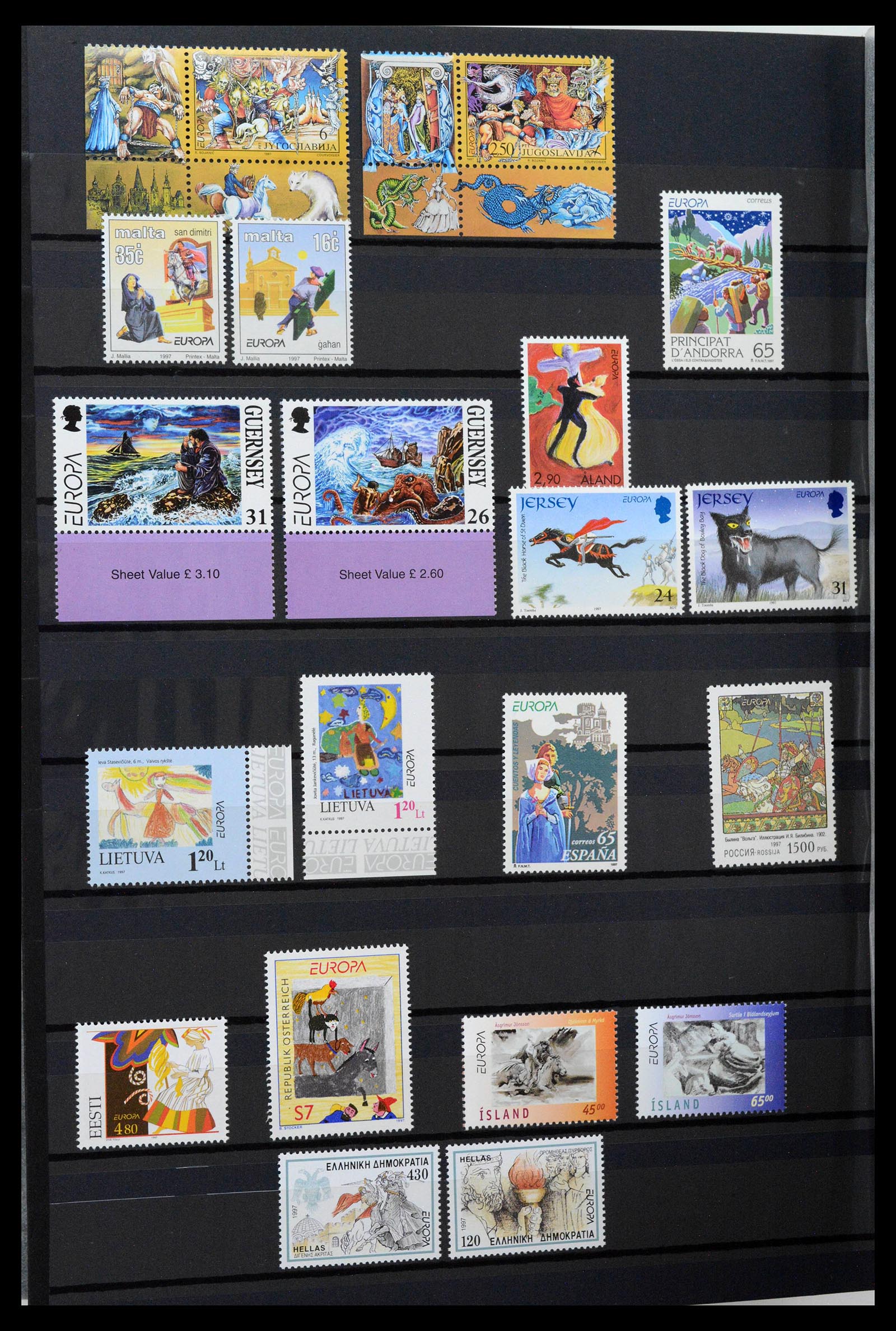 38906 0098 - Postzegelverzameling 38906 Europa CEPT 1963-2014.
