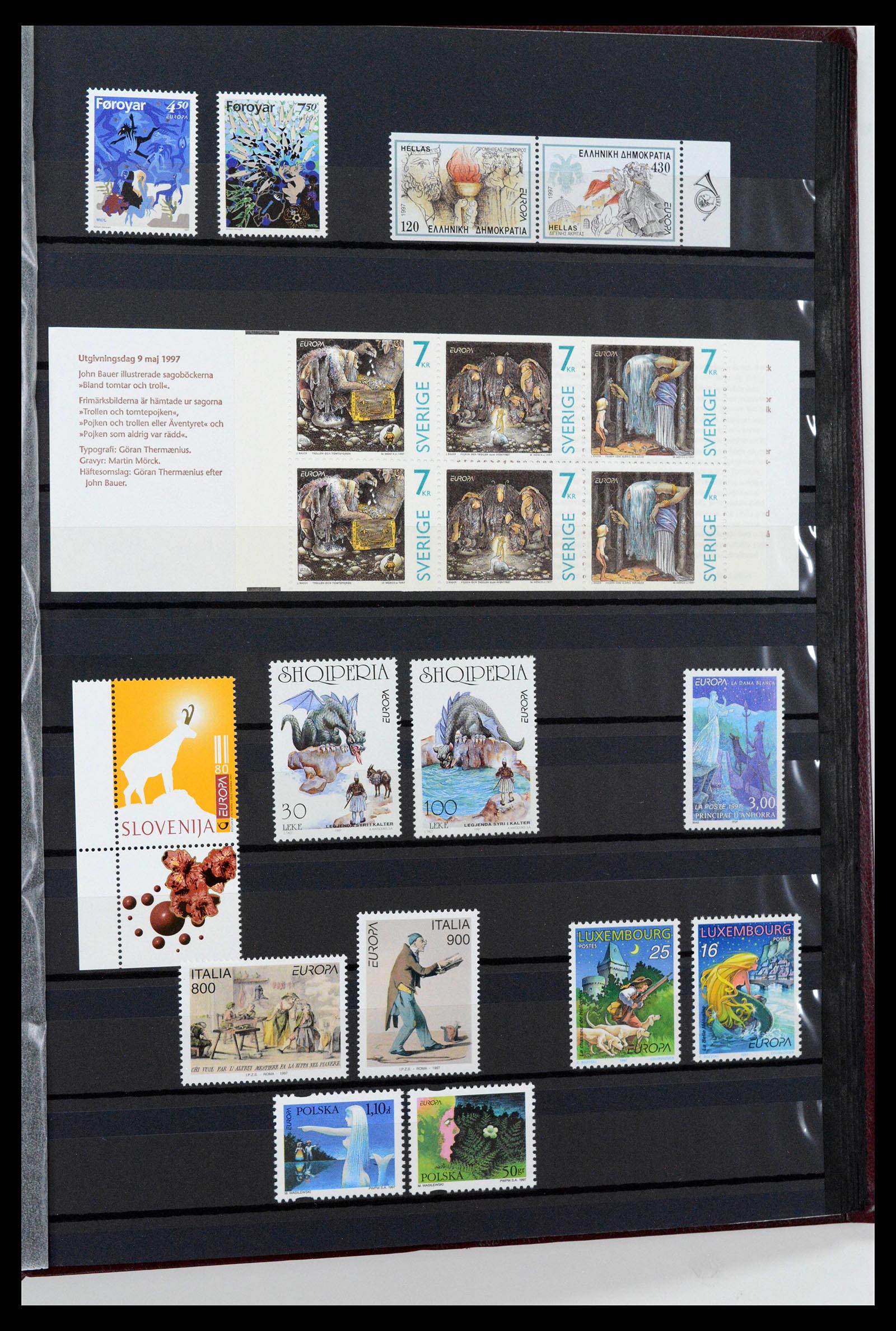 38906 0099 - Postzegelverzameling 38906 Europa CEPT 1963-2014.