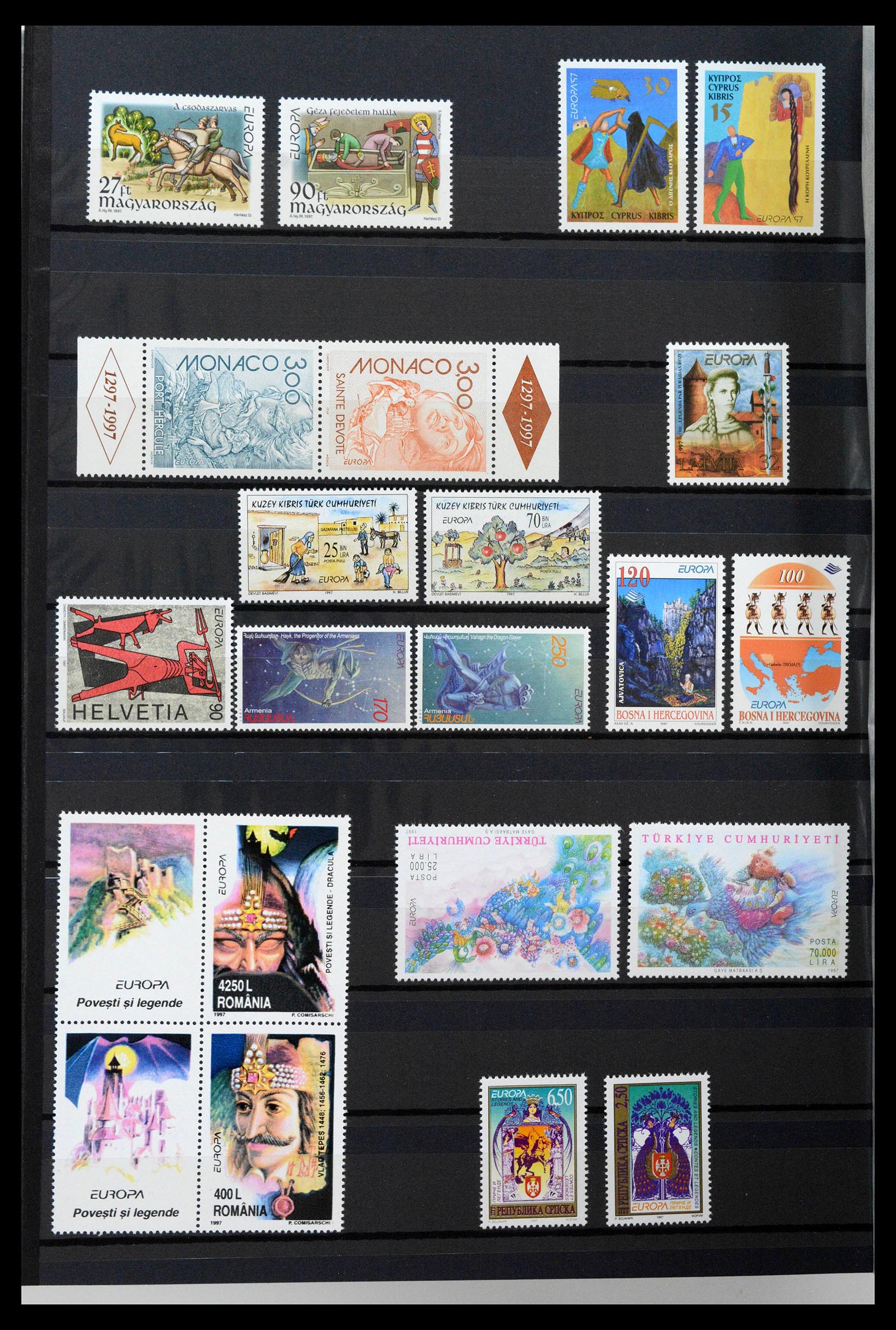 38906 0100 - Postzegelverzameling 38906 Europa CEPT 1963-2014.