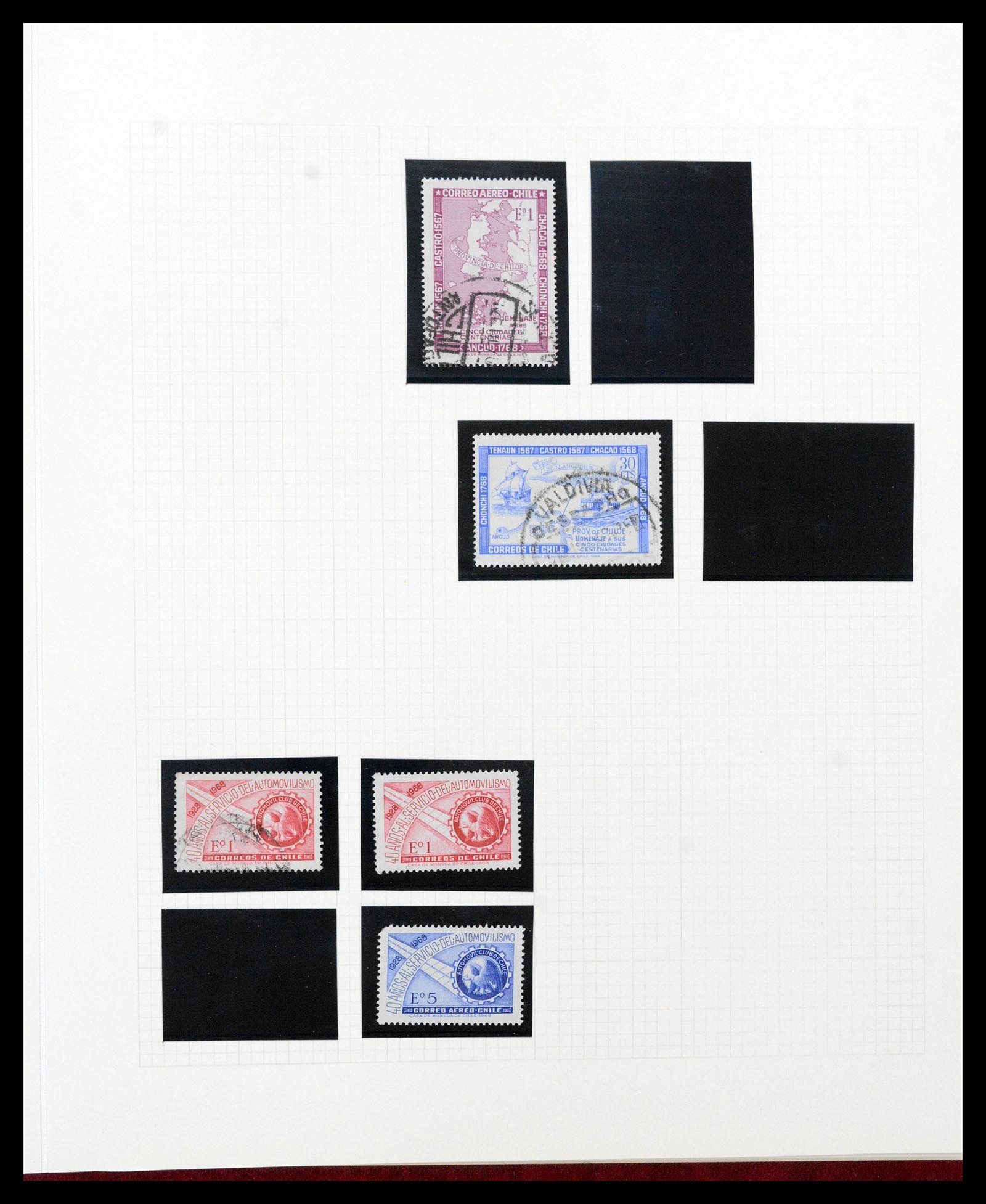 38913 0059 - Postzegelverzameling 38913 Chili 1855-2002.