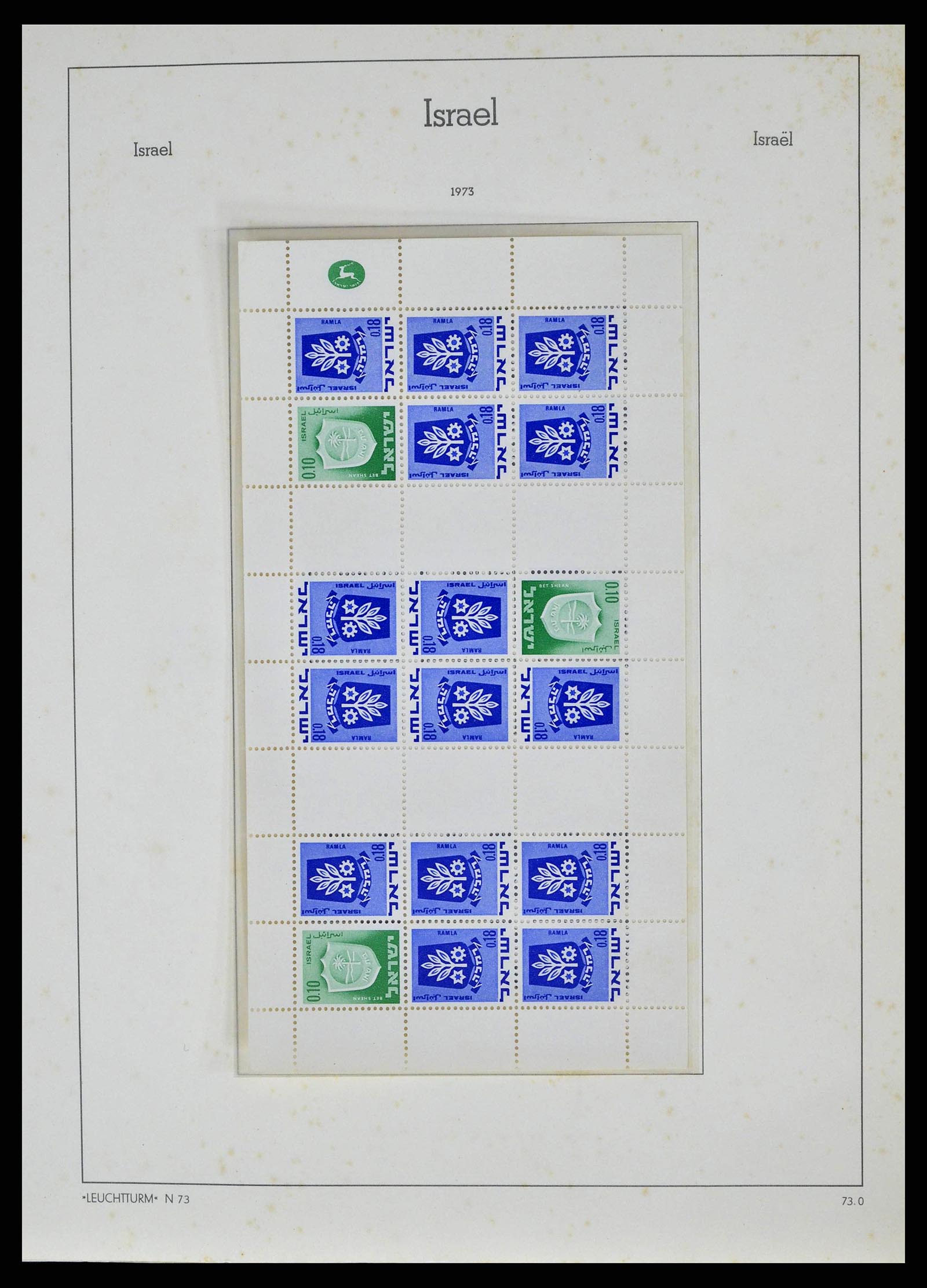 38918 0102 - Postzegelverzameling 38918 Israël 1948-1969.