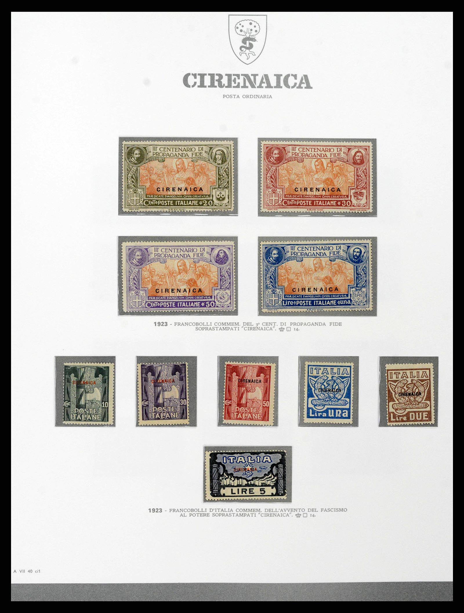38920 0044 - Stamp collection 38920 Italian colonies supercollection 1903-1941.