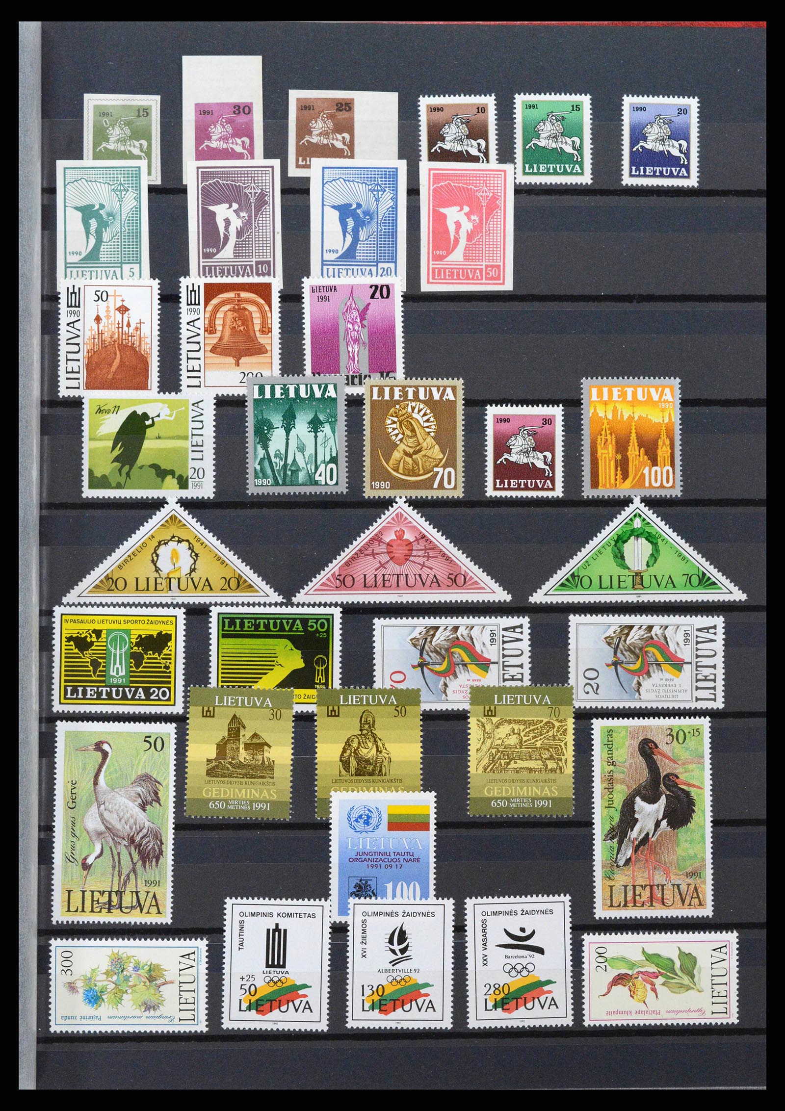 38921 0001 - Postzegelverzameling 38921 Baltische Staten 1990-2001.