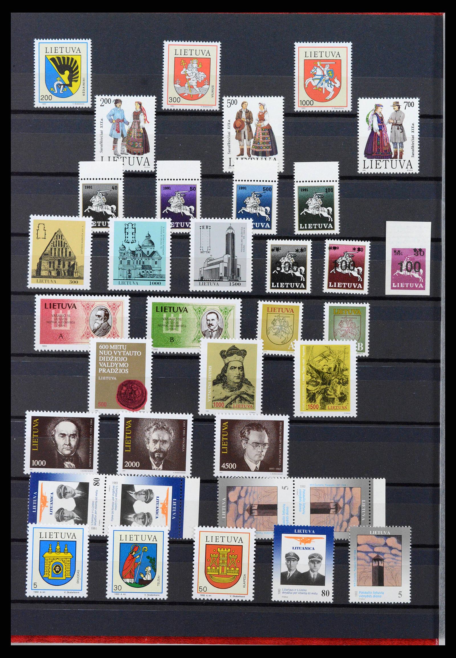 38921 0002 - Postzegelverzameling 38921 Baltische Staten 1990-2001.
