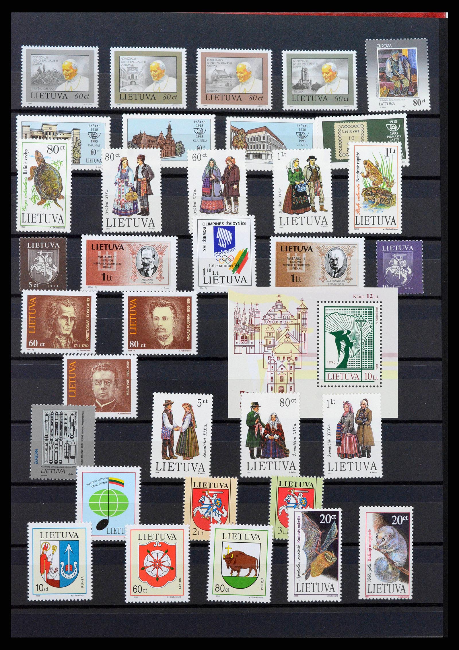 38921 0003 - Postzegelverzameling 38921 Baltische Staten 1990-2001.
