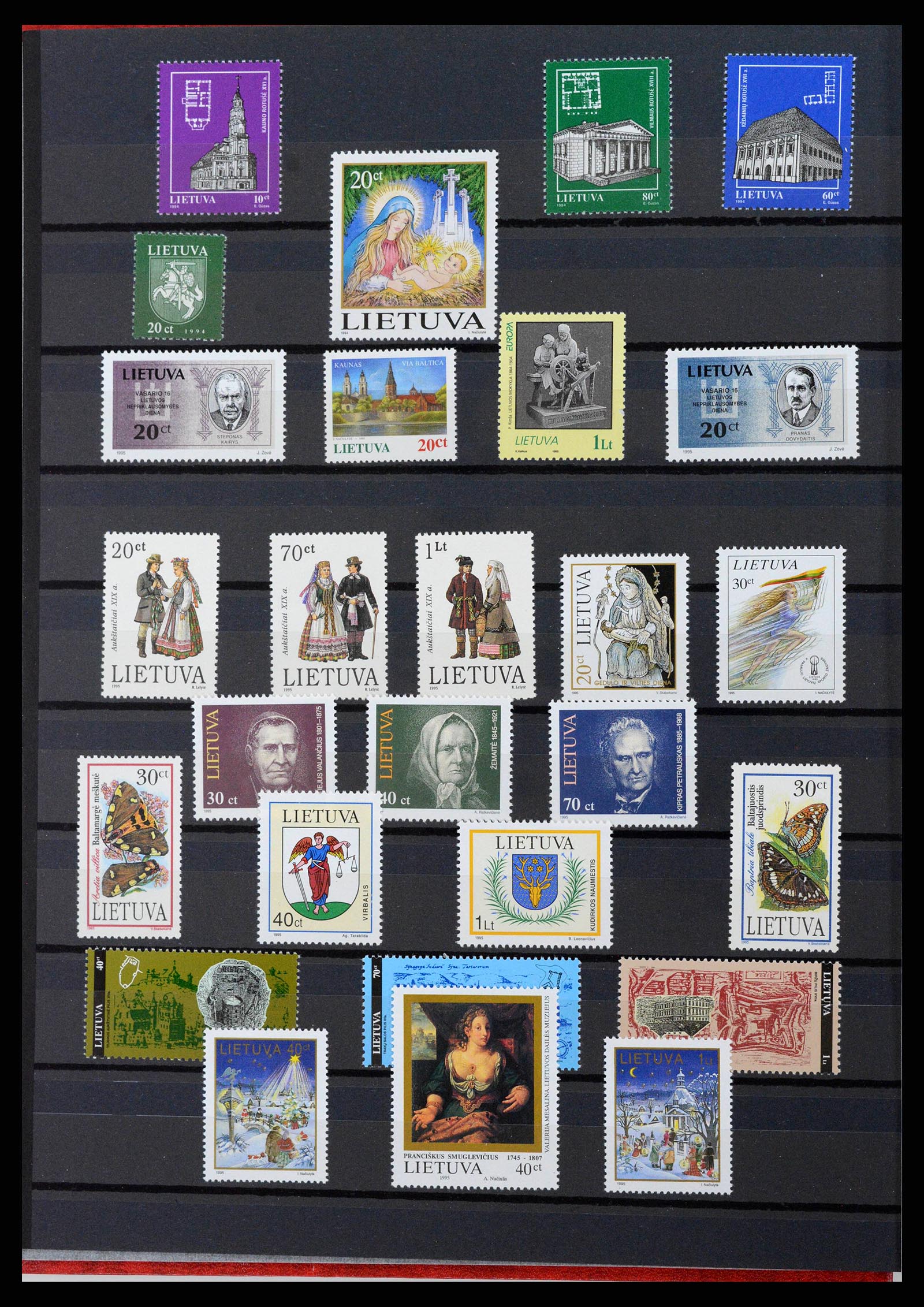 38921 0004 - Postzegelverzameling 38921 Baltische Staten 1990-2001.