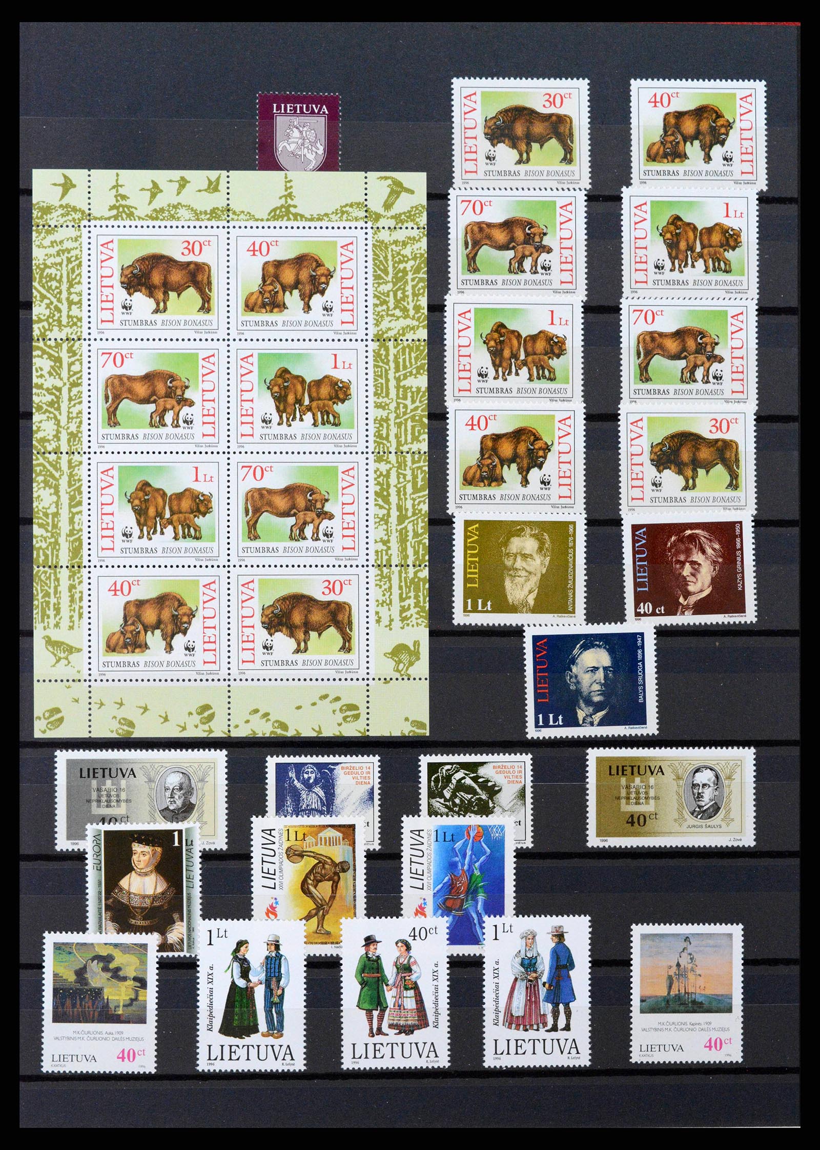 38921 0005 - Postzegelverzameling 38921 Baltische Staten 1990-2001.