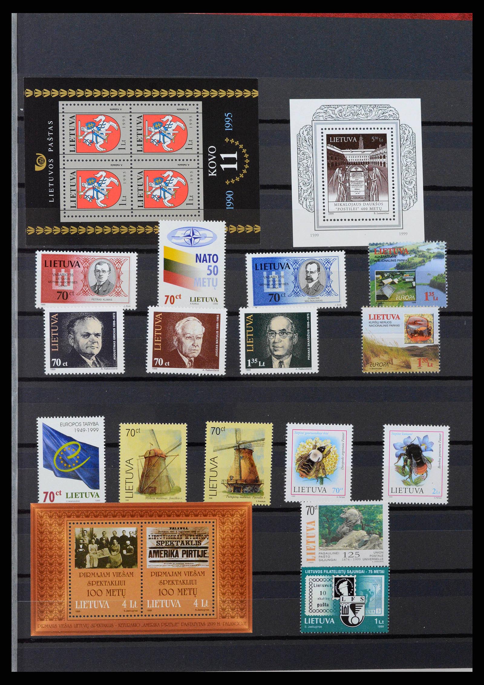 38921 0009 - Postzegelverzameling 38921 Baltische Staten 1990-2001.