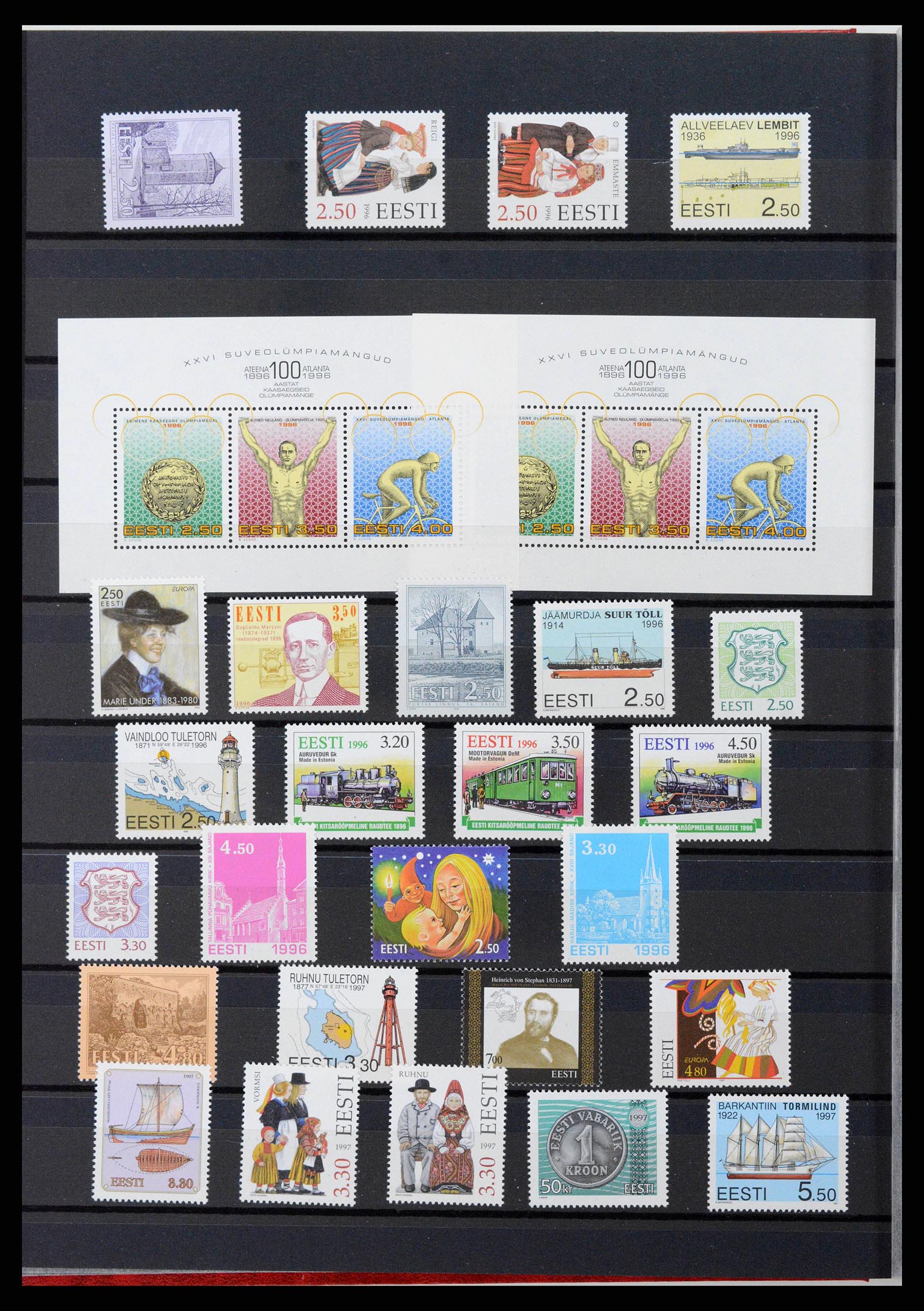 38921 0018 - Postzegelverzameling 38921 Baltische Staten 1990-2001.
