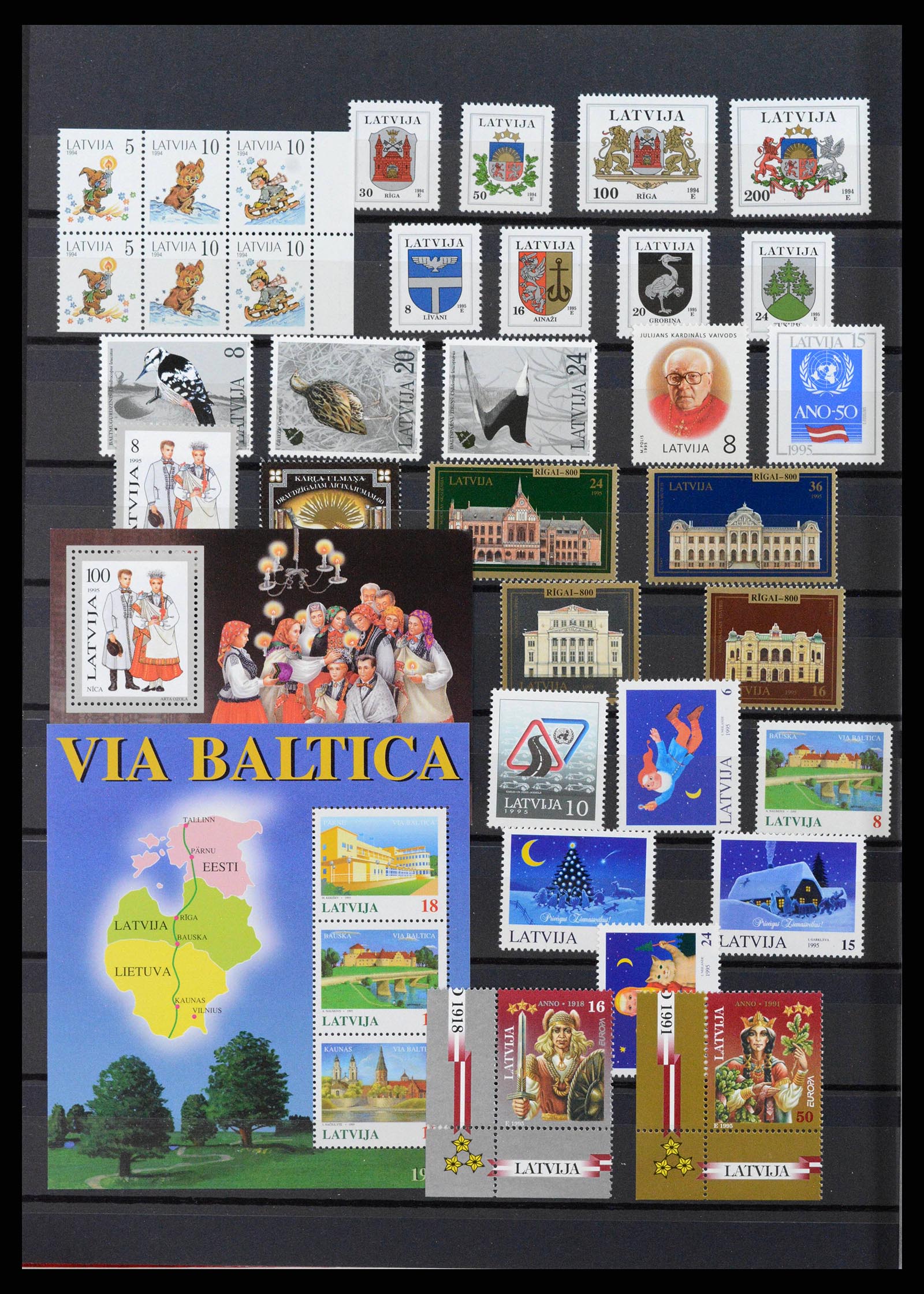 38921 0026 - Stamp collection 38921 Baltic States 1990-2001.