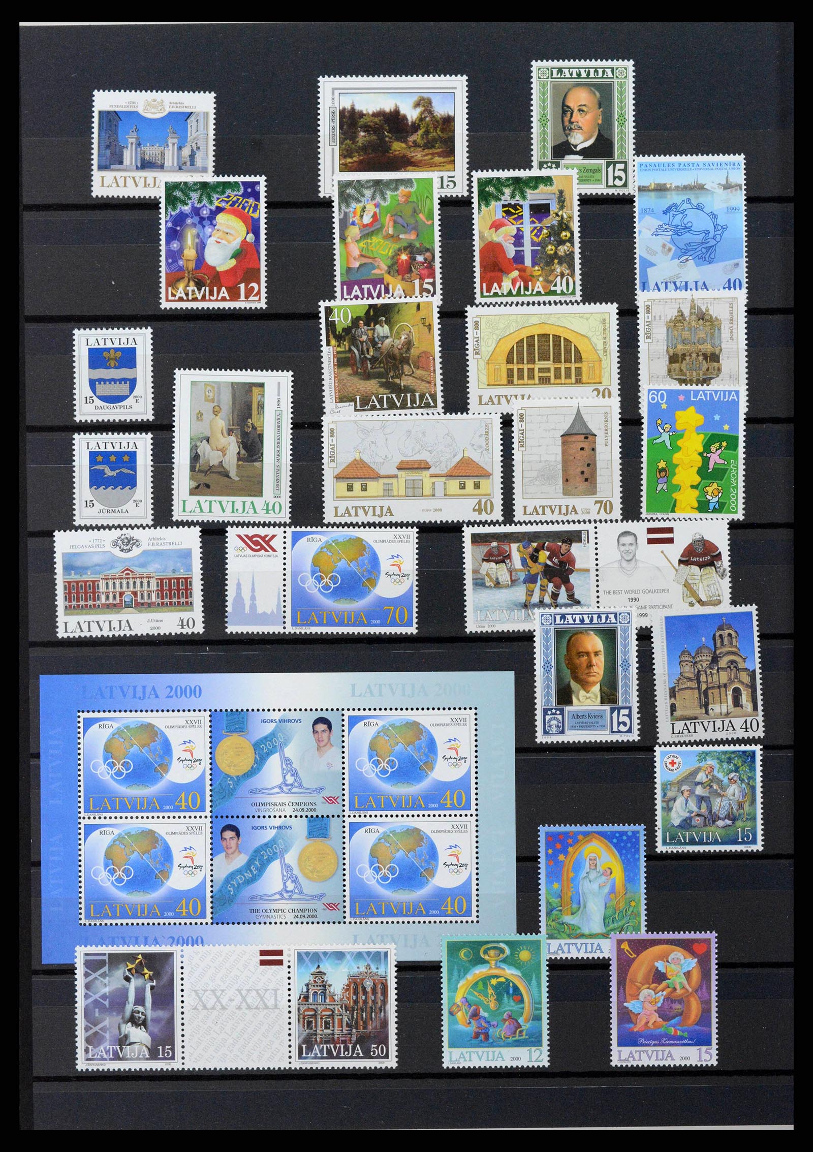 38921 0030 - Stamp collection 38921 Baltic States 1990-2001.