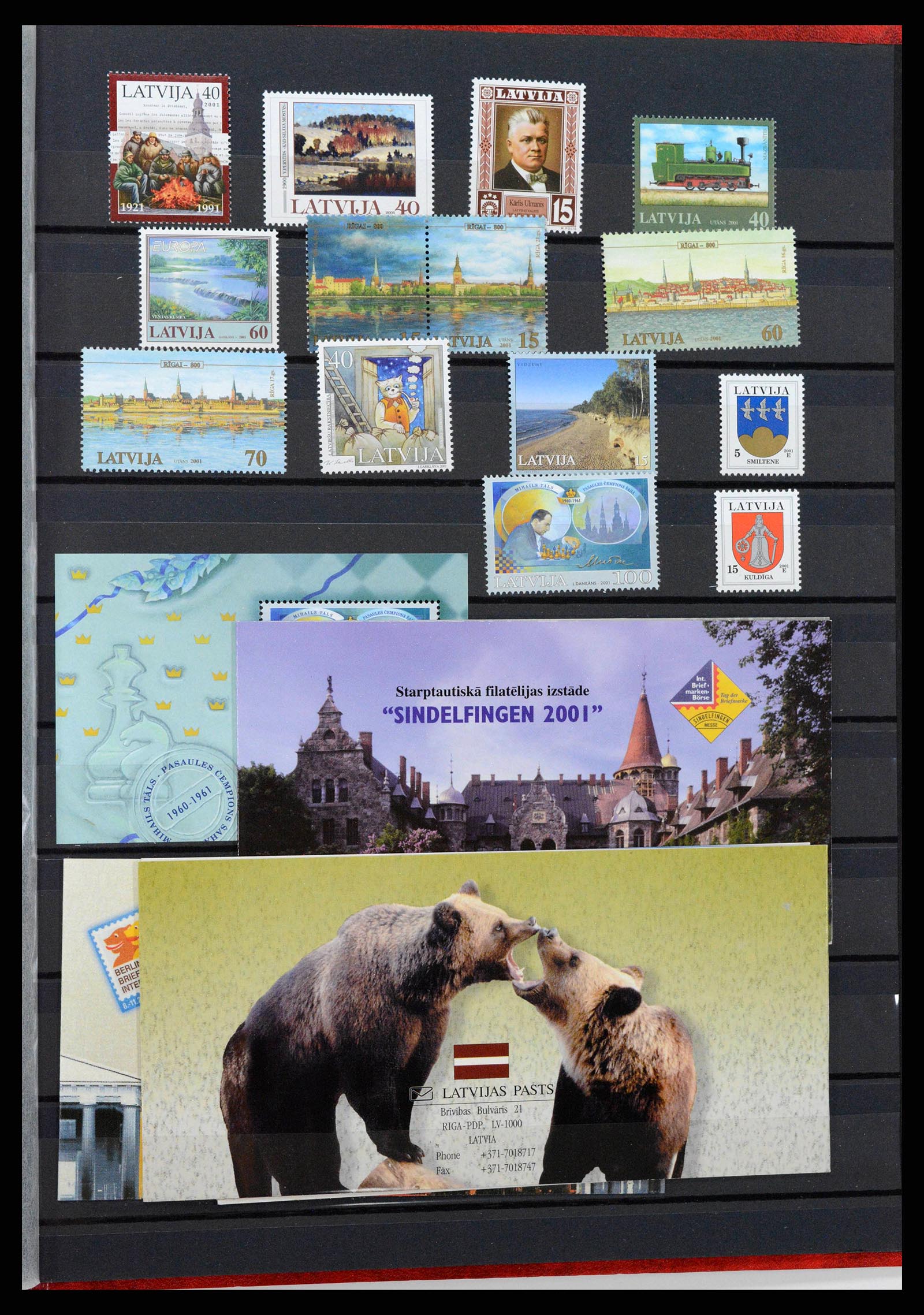 38921 0031 - Stamp collection 38921 Baltic States 1990-2001.