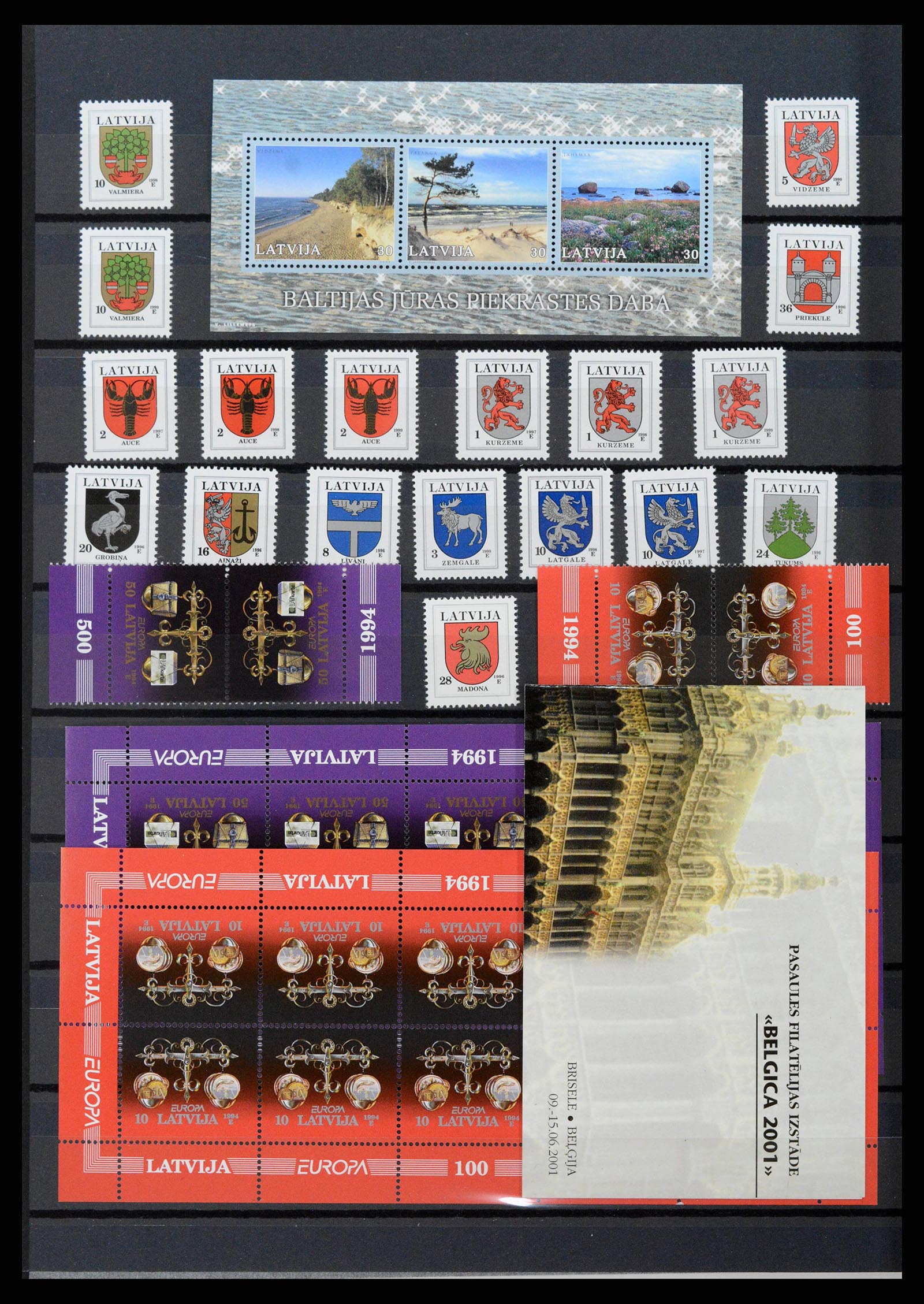 38921 0032 - Stamp collection 38921 Baltic States 1990-2001.