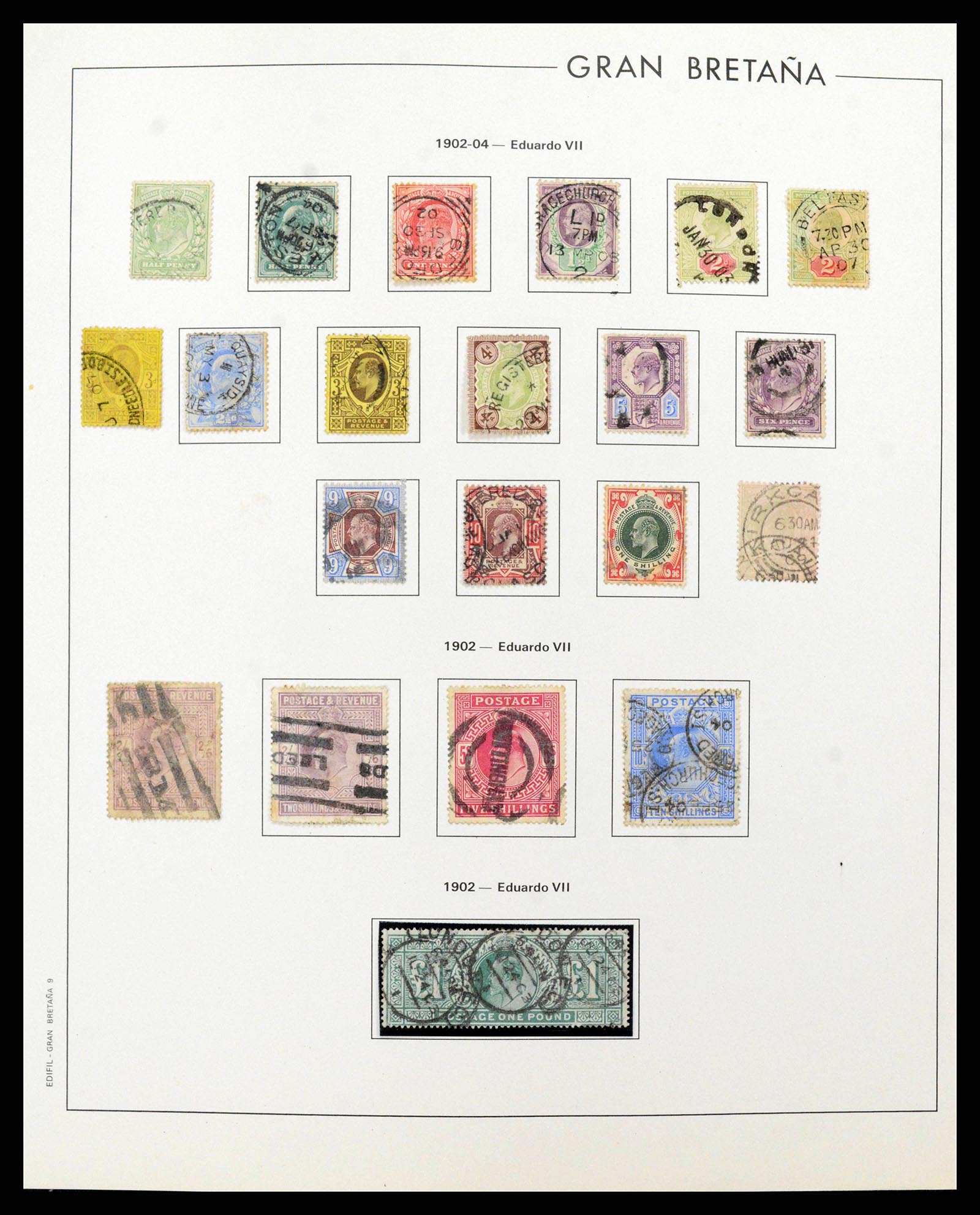 38924 0010 - Postzegelverzameling 38924 Engeland 1840-2000.