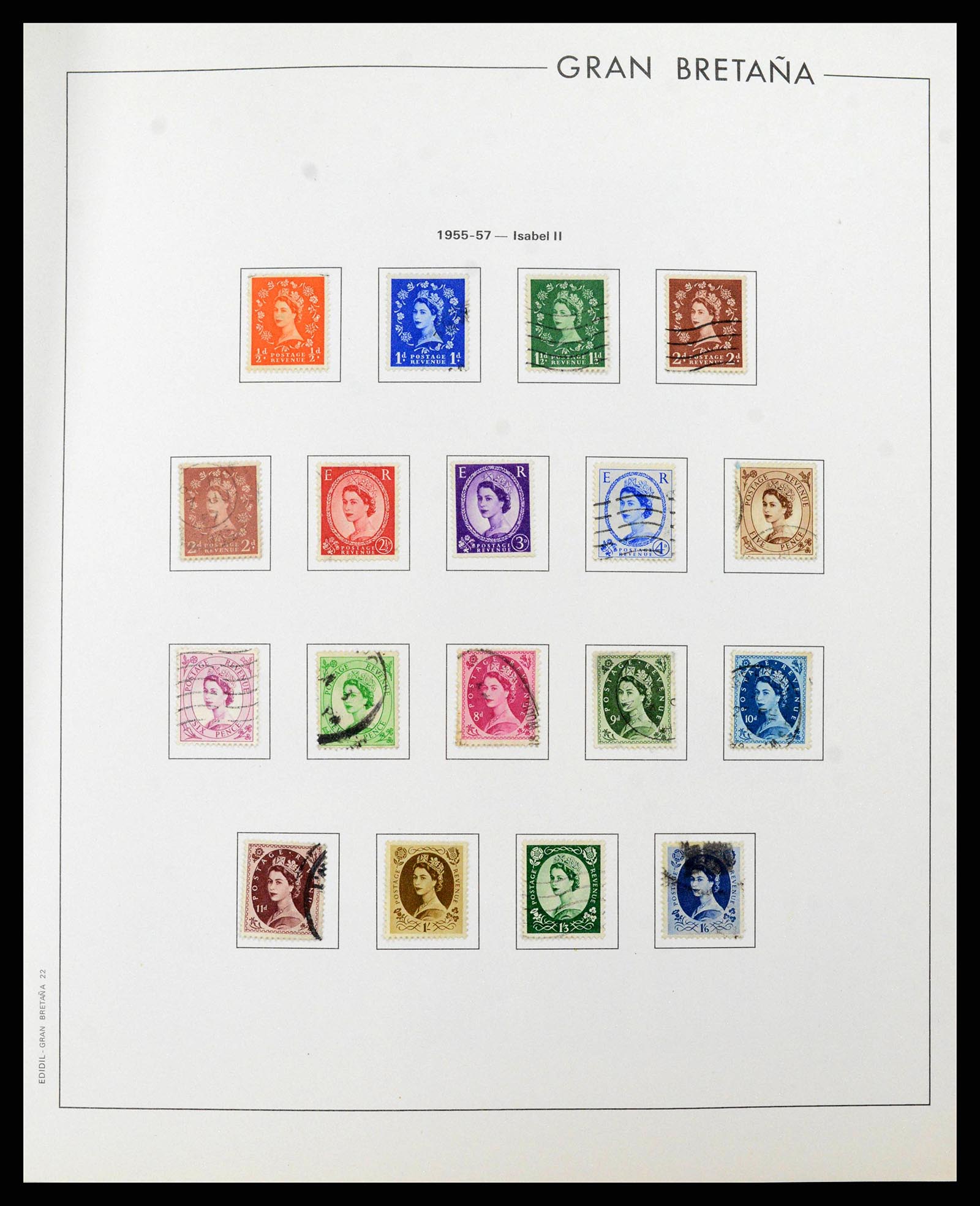 38924 0023 - Postzegelverzameling 38924 Engeland 1840-2000.