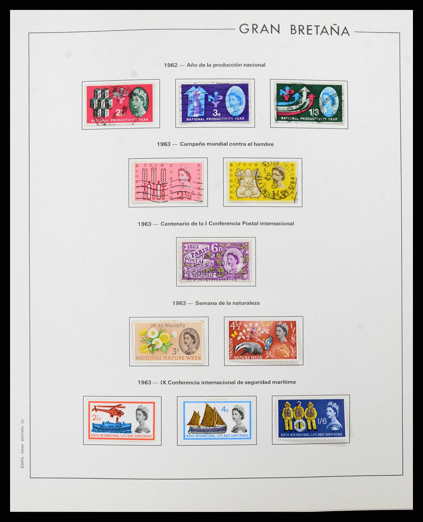 38924 0029 - Postzegelverzameling 38924 Engeland 1840-2000.