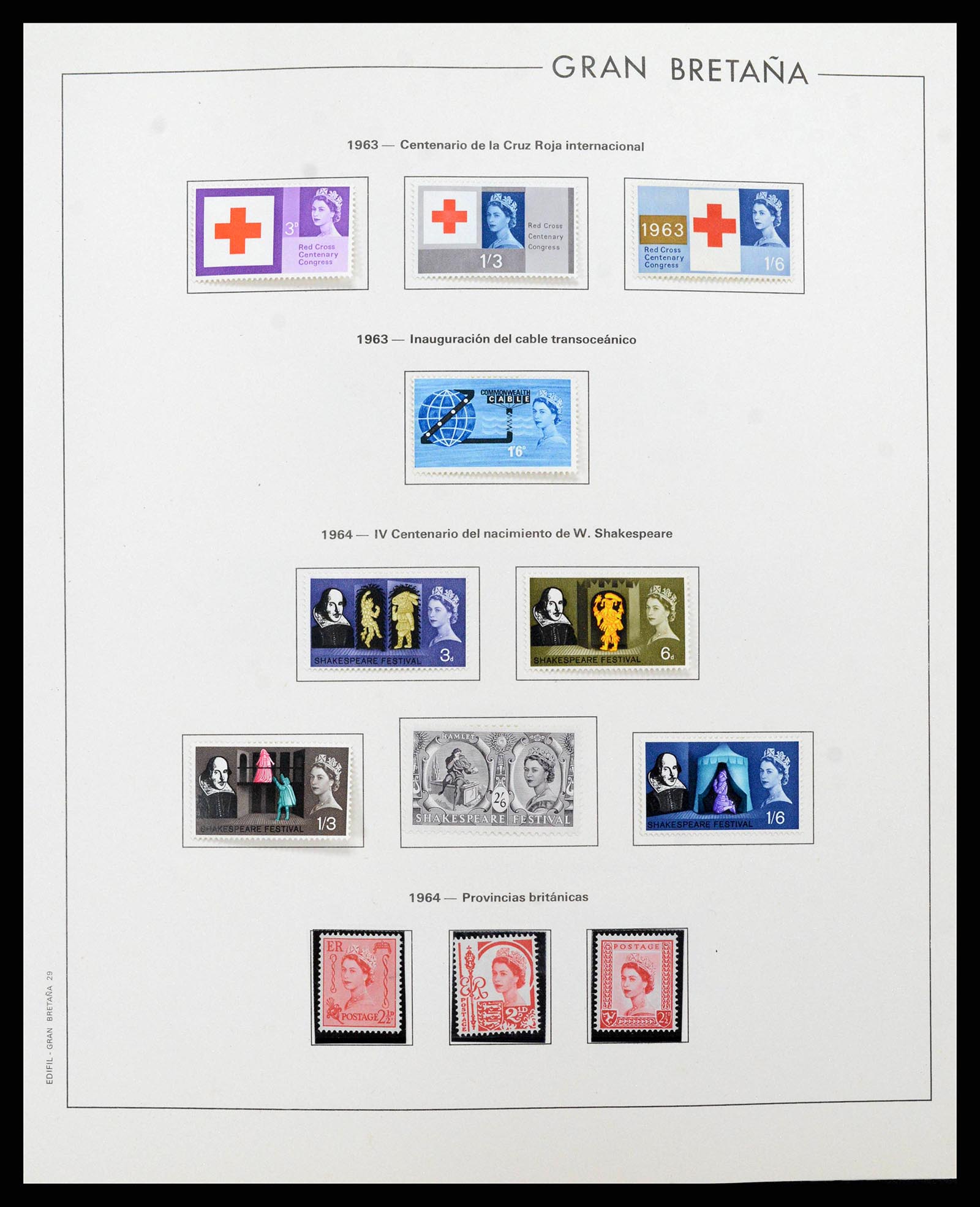 38924 0030 - Postzegelverzameling 38924 Engeland 1840-2000.