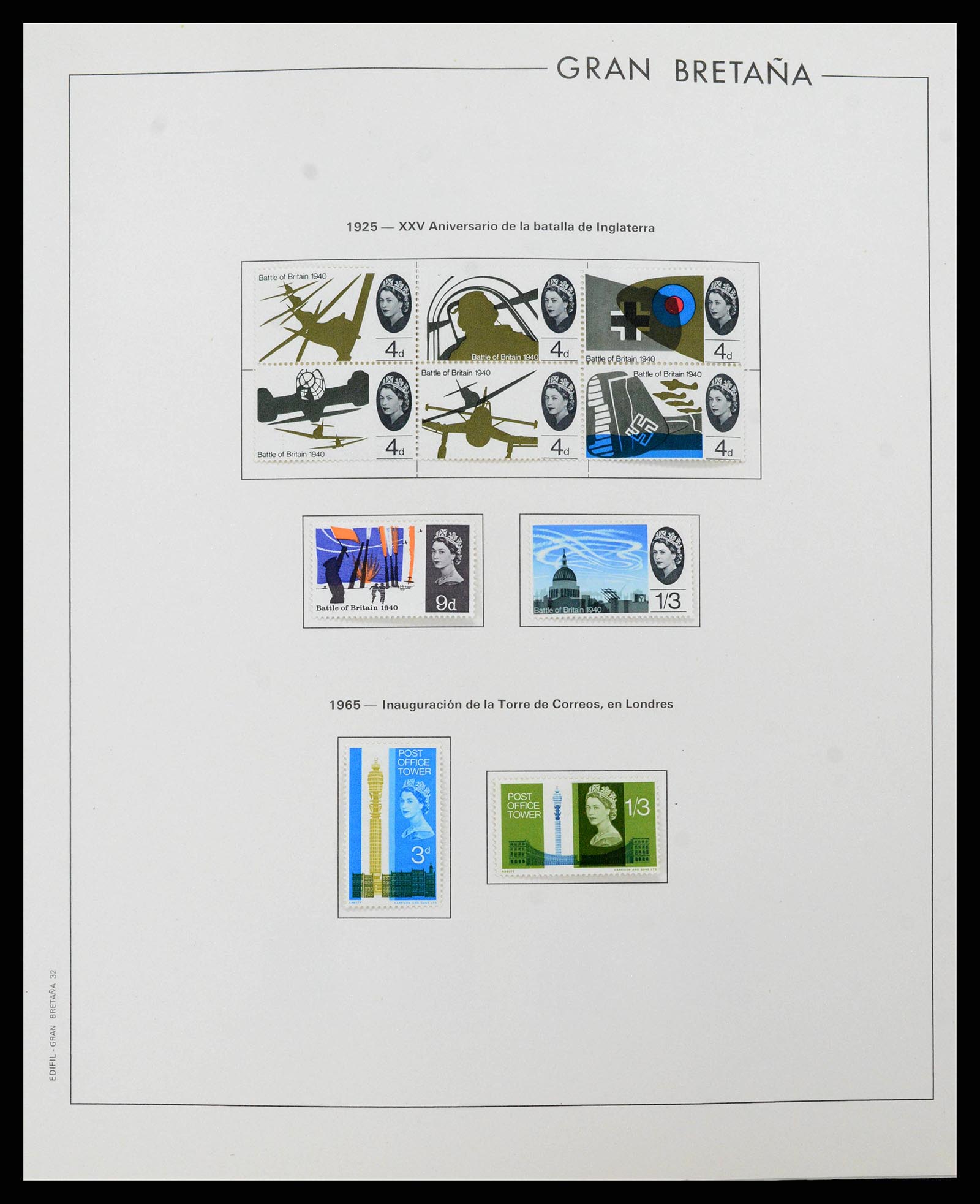 38924 0033 - Postzegelverzameling 38924 Engeland 1840-2000.