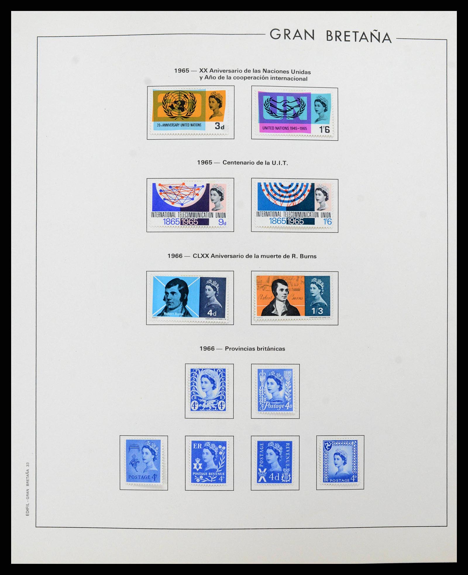 38924 0034 - Postzegelverzameling 38924 Engeland 1840-2000.