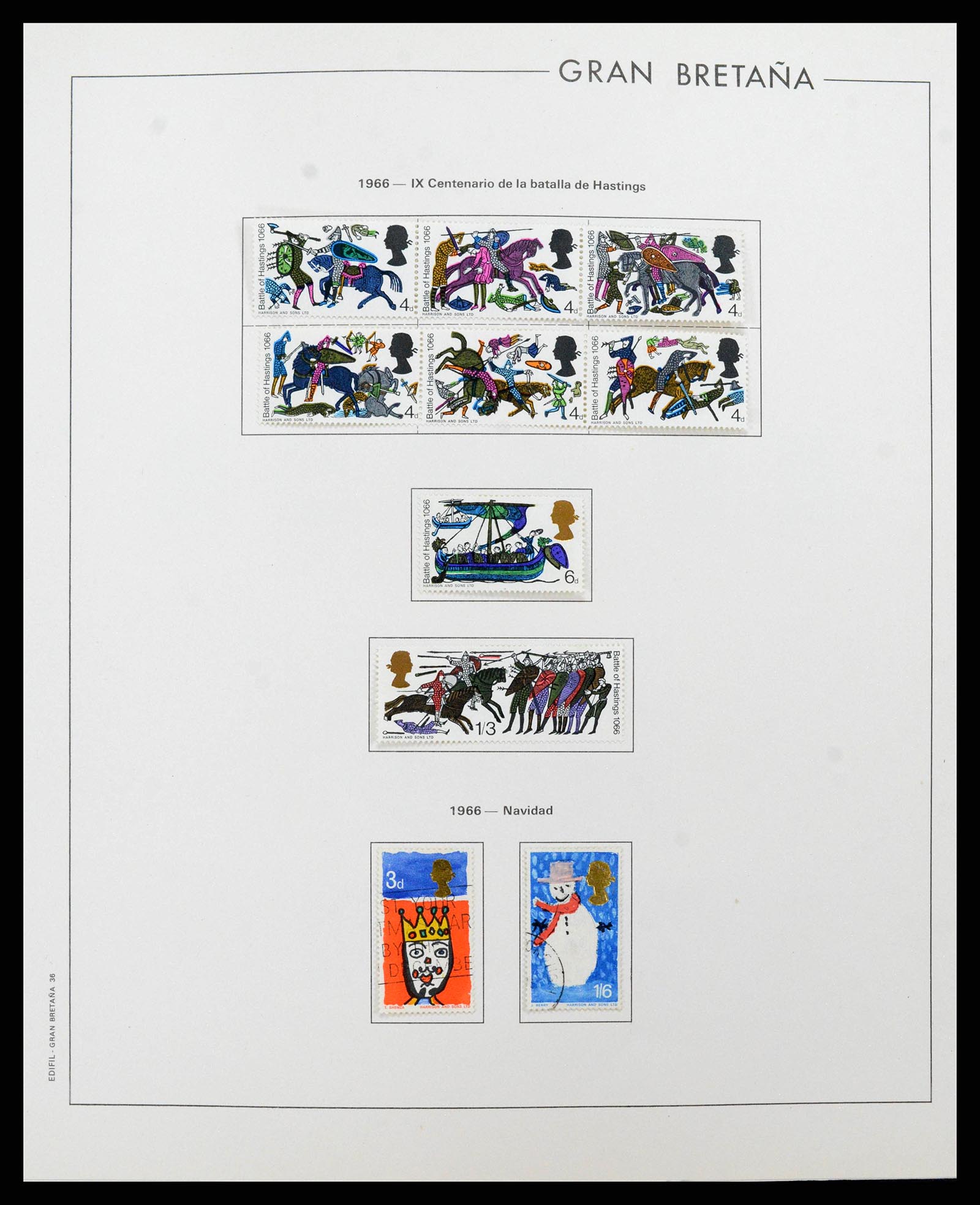38924 0037 - Postzegelverzameling 38924 Engeland 1840-2000.