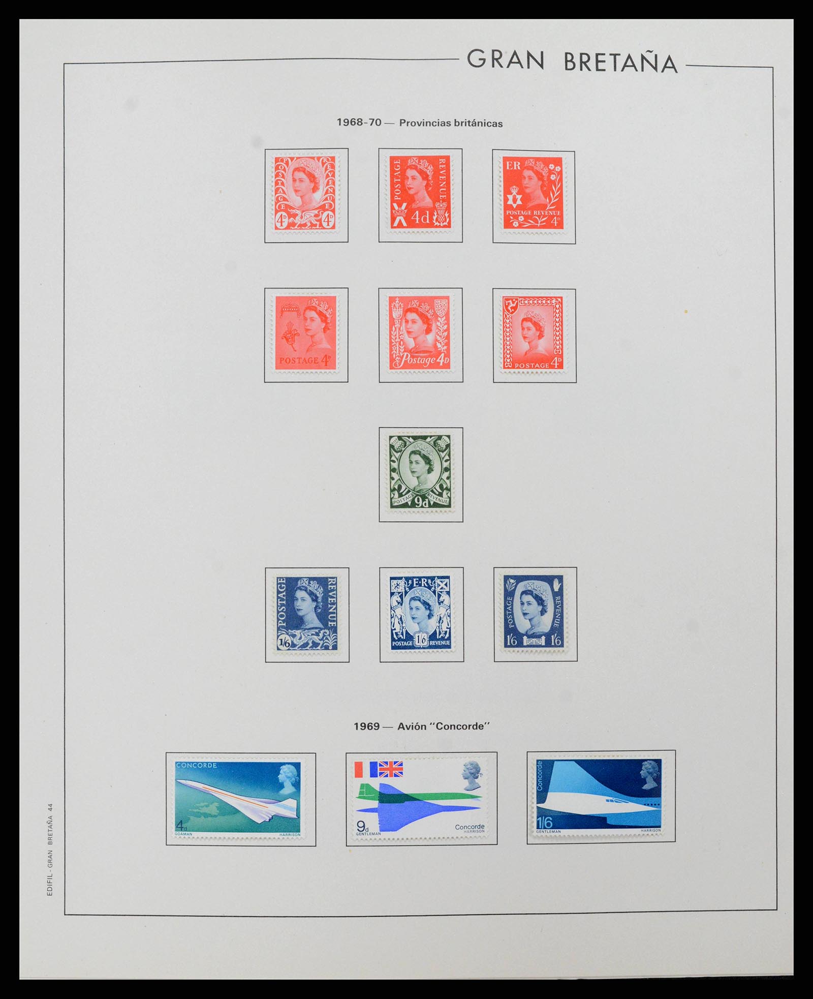 38924 0045 - Postzegelverzameling 38924 Engeland 1840-2000.