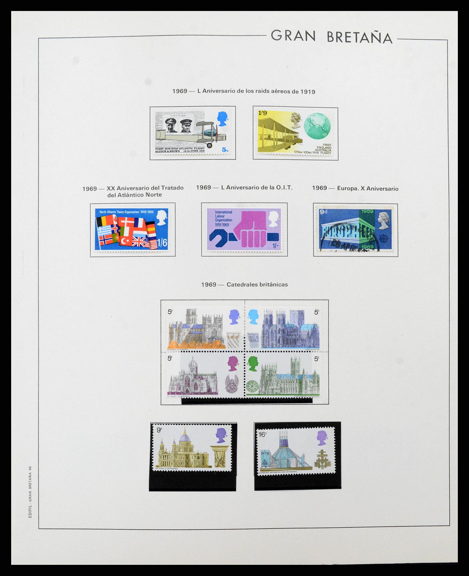 38924 0046 - Postzegelverzameling 38924 Engeland 1840-2000.