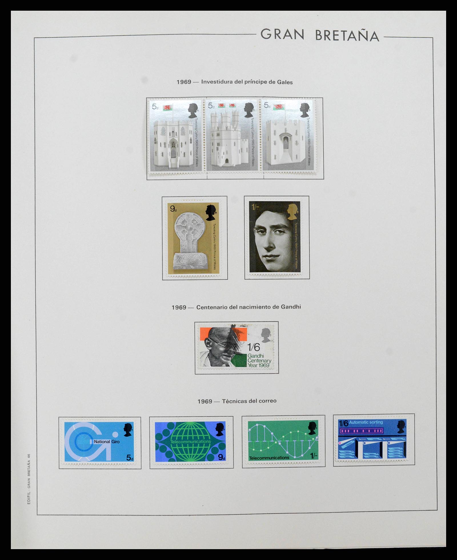 38924 0047 - Postzegelverzameling 38924 Engeland 1840-2000.