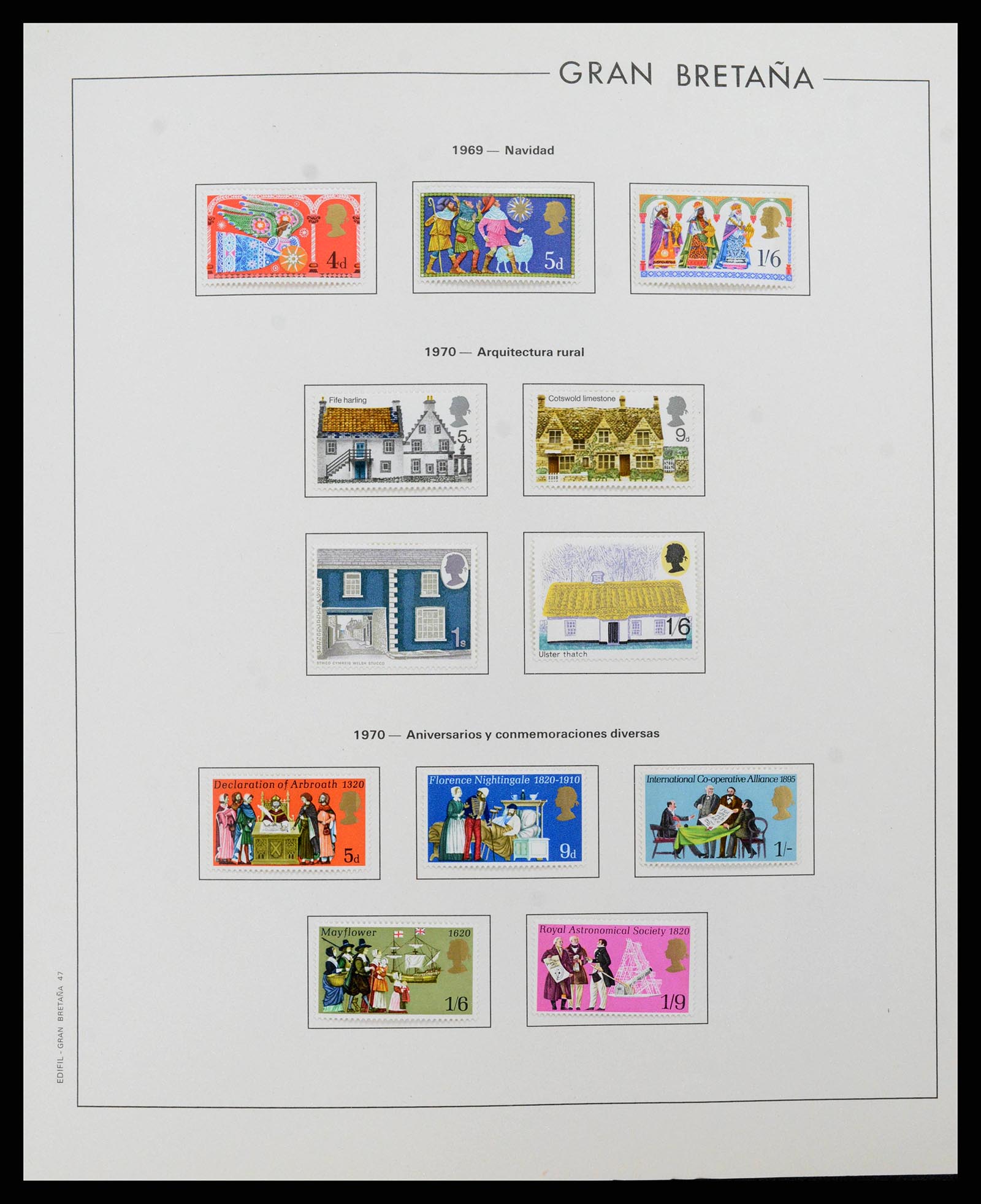 38924 0048 - Postzegelverzameling 38924 Engeland 1840-2000.