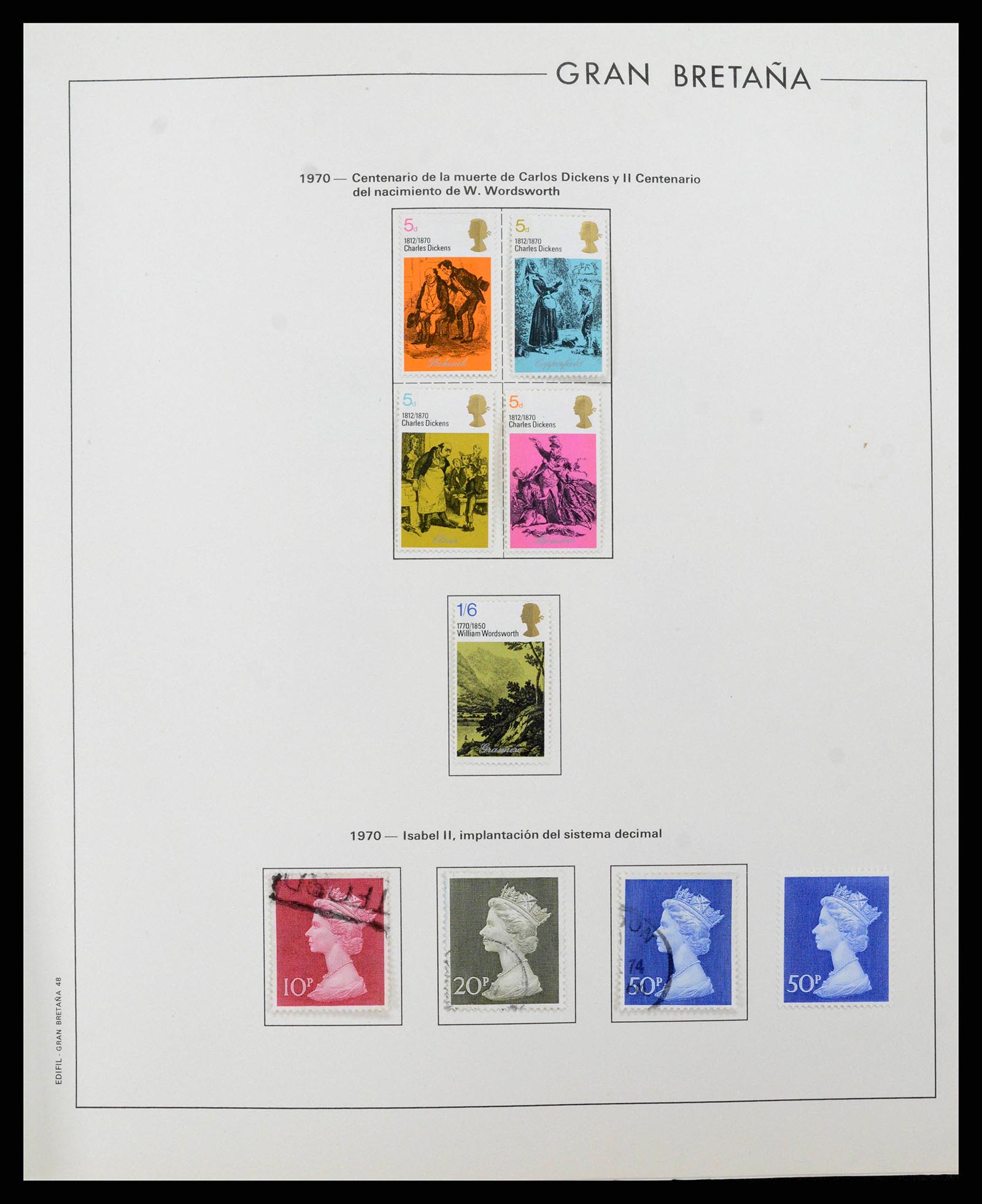 38924 0049 - Postzegelverzameling 38924 Engeland 1840-2000.