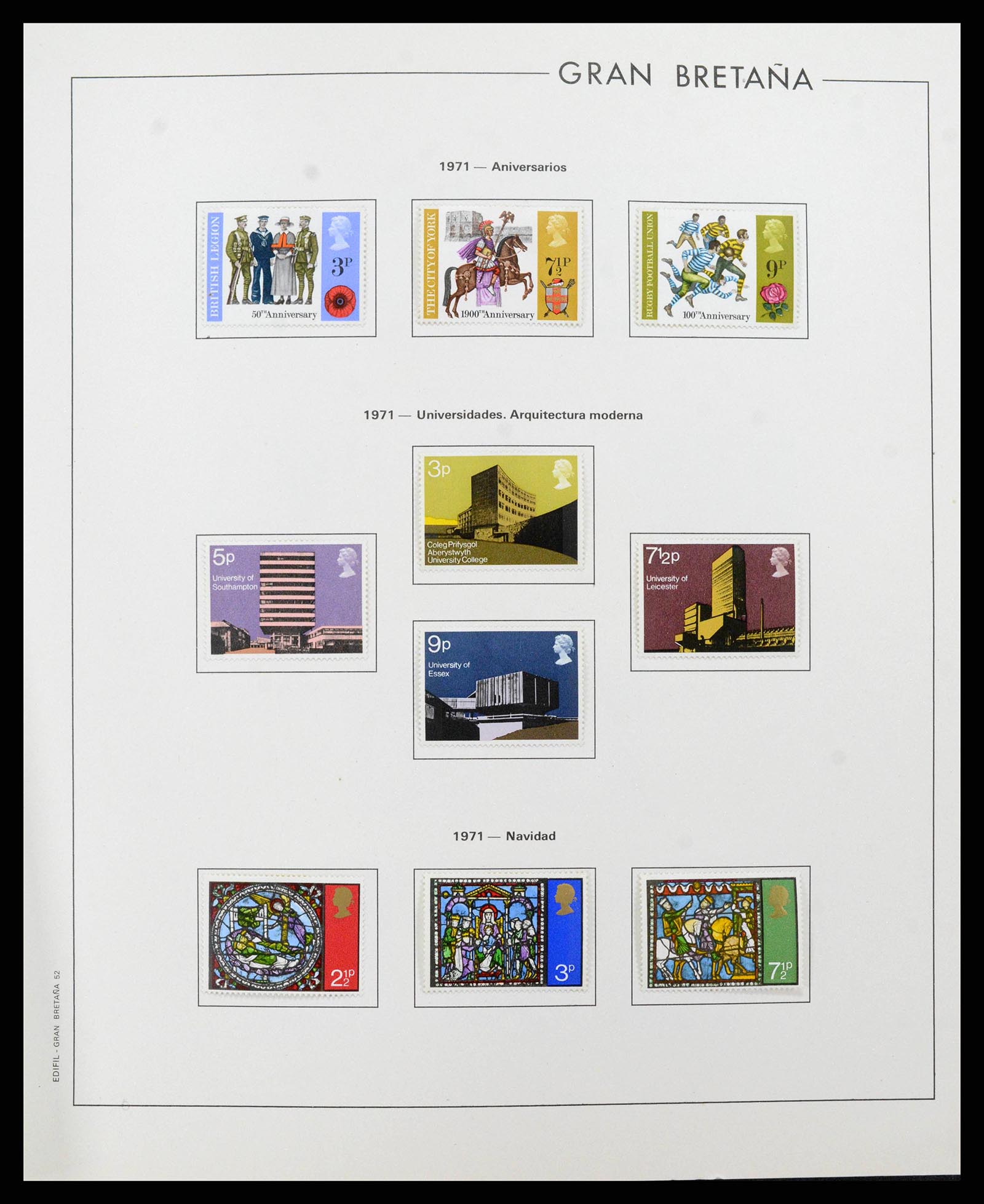 38924 0053 - Postzegelverzameling 38924 Engeland 1840-2000.