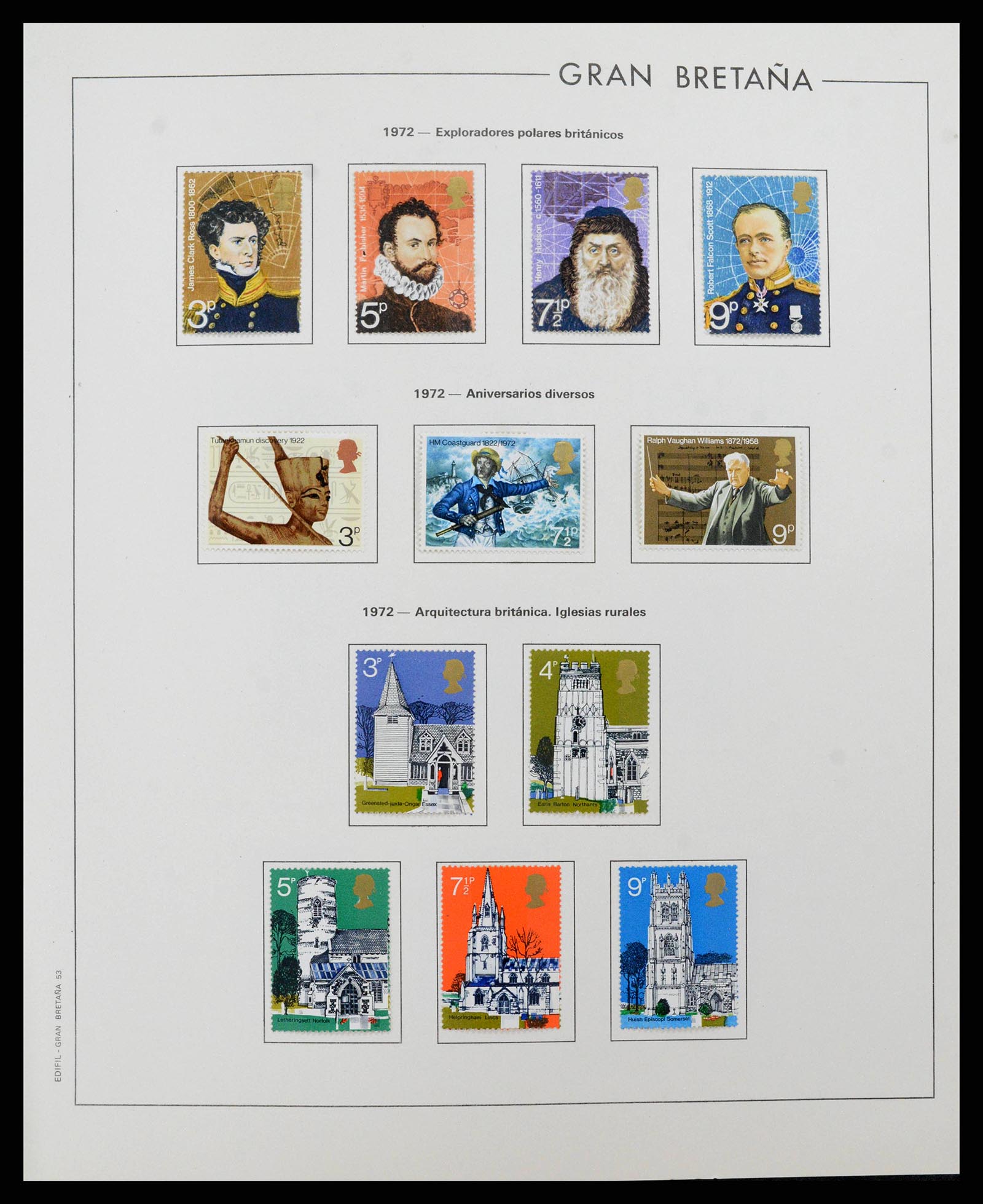 38924 0054 - Postzegelverzameling 38924 Engeland 1840-2000.