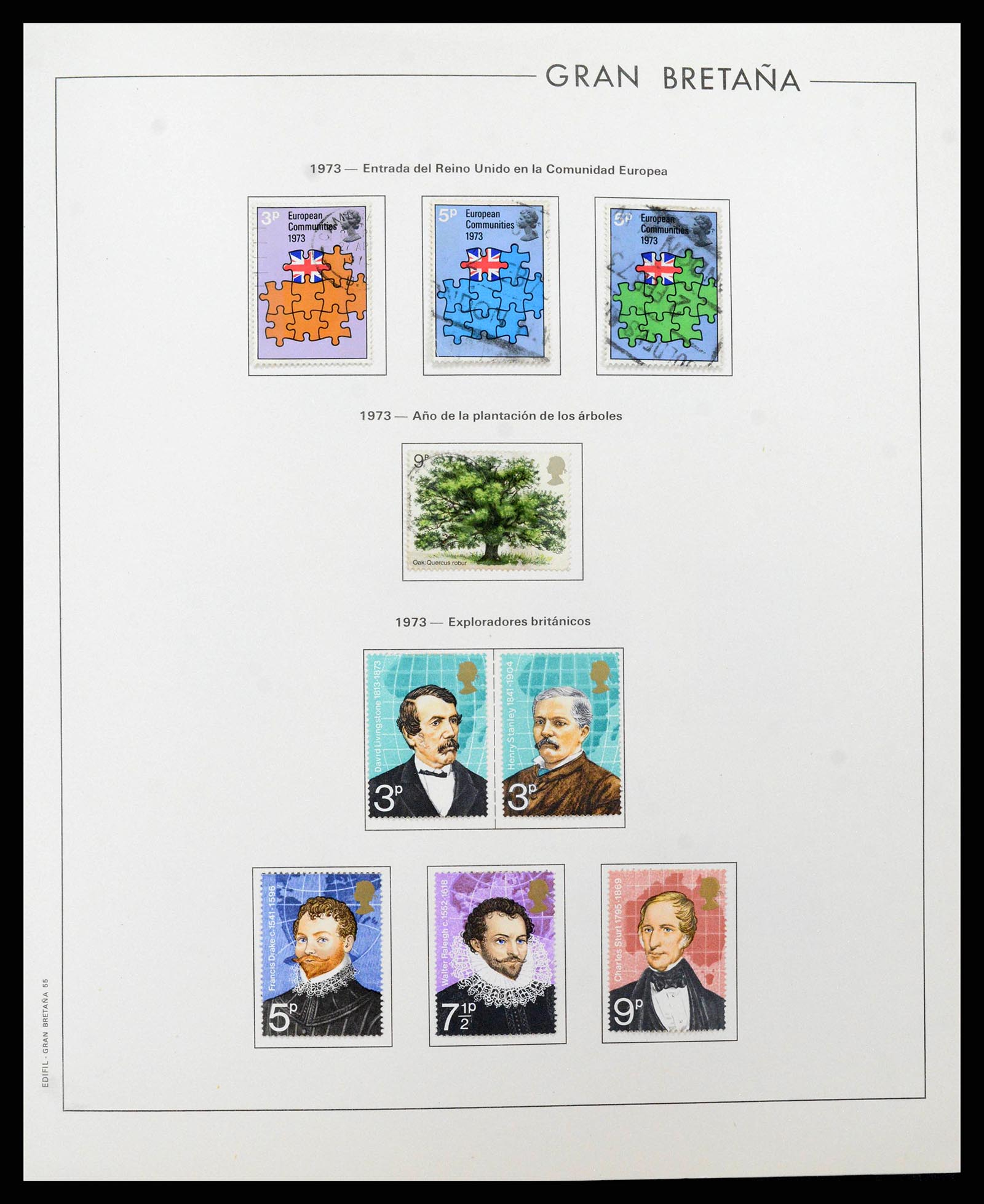 38924 0056 - Postzegelverzameling 38924 Engeland 1840-2000.