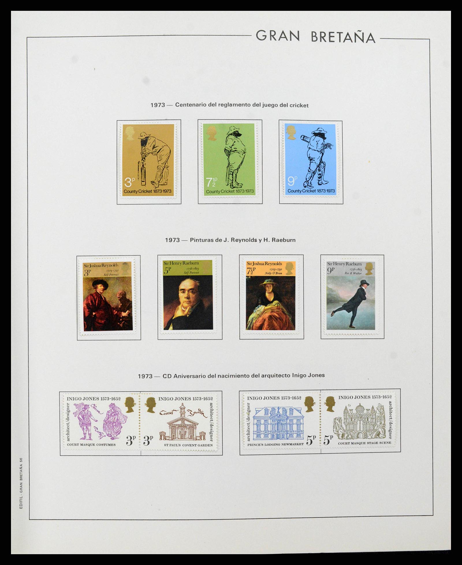 38924 0057 - Postzegelverzameling 38924 Engeland 1840-2000.