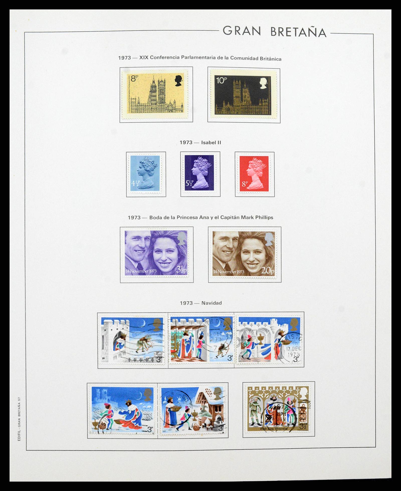 38924 0058 - Postzegelverzameling 38924 Engeland 1840-2000.
