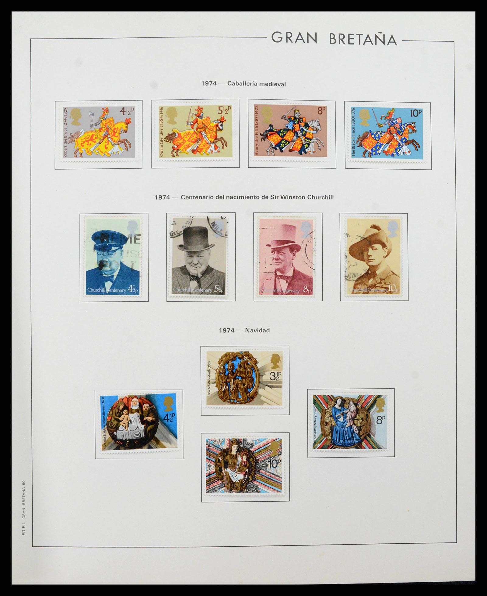 38924 0061 - Postzegelverzameling 38924 Engeland 1840-2000.