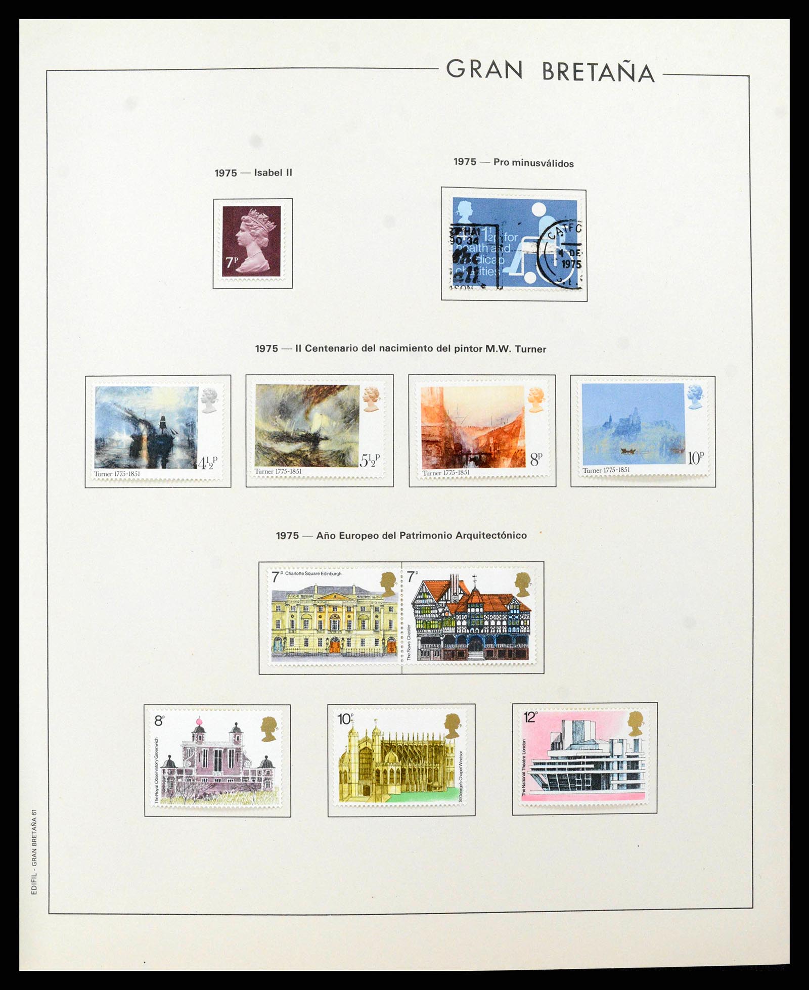 38924 0062 - Postzegelverzameling 38924 Engeland 1840-2000.