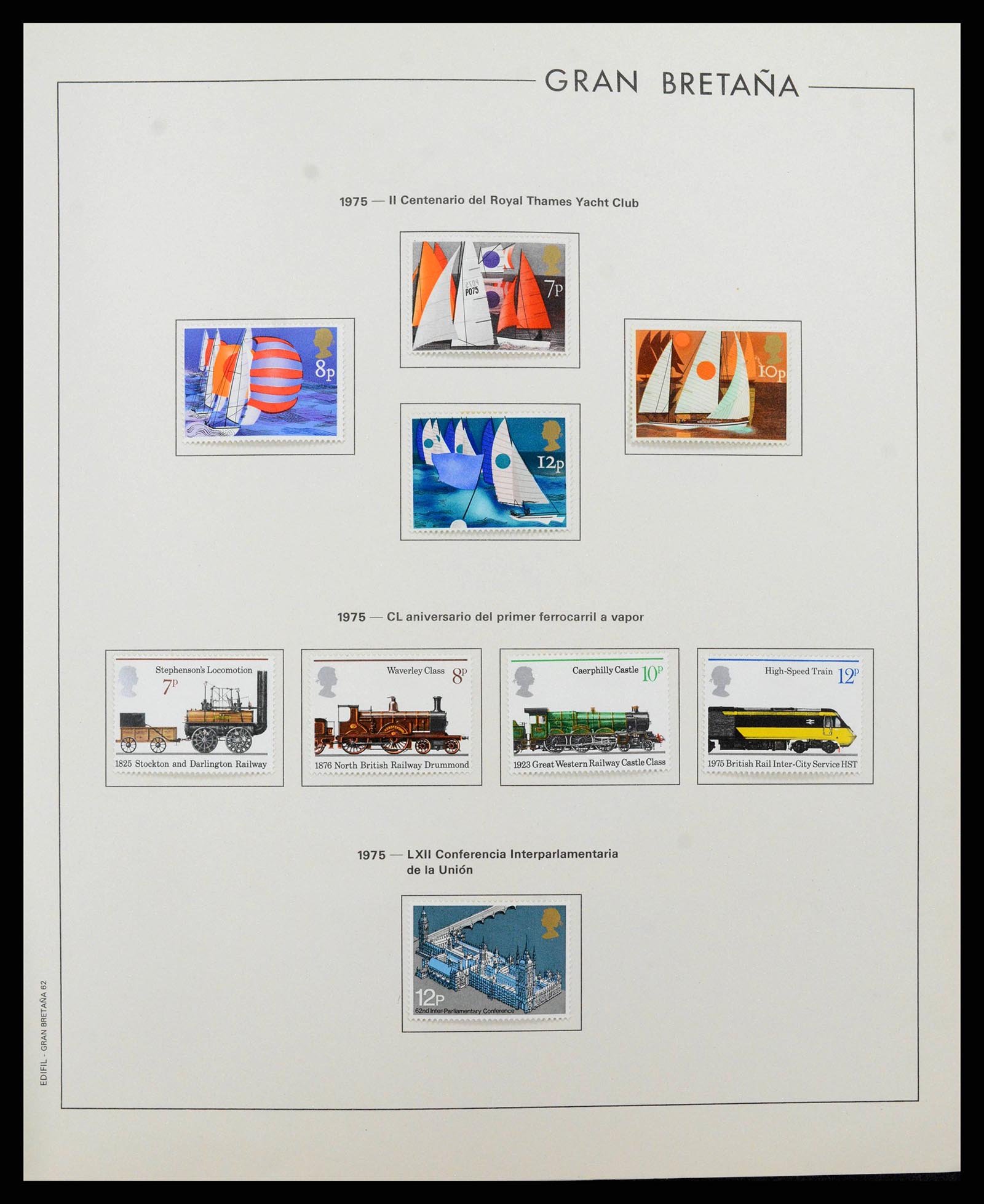 38924 0063 - Postzegelverzameling 38924 Engeland 1840-2000.