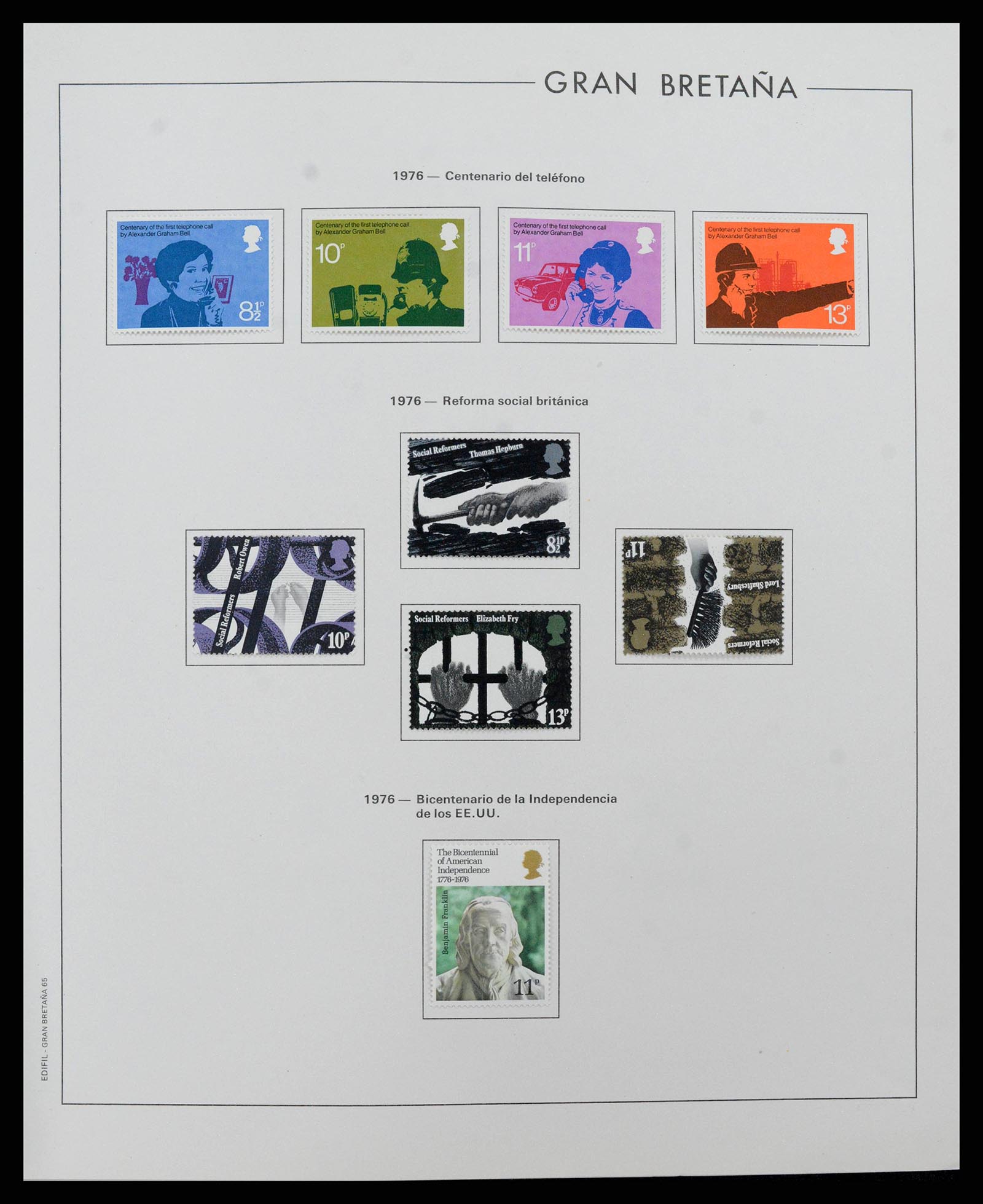 38924 0066 - Postzegelverzameling 38924 Engeland 1840-2000.